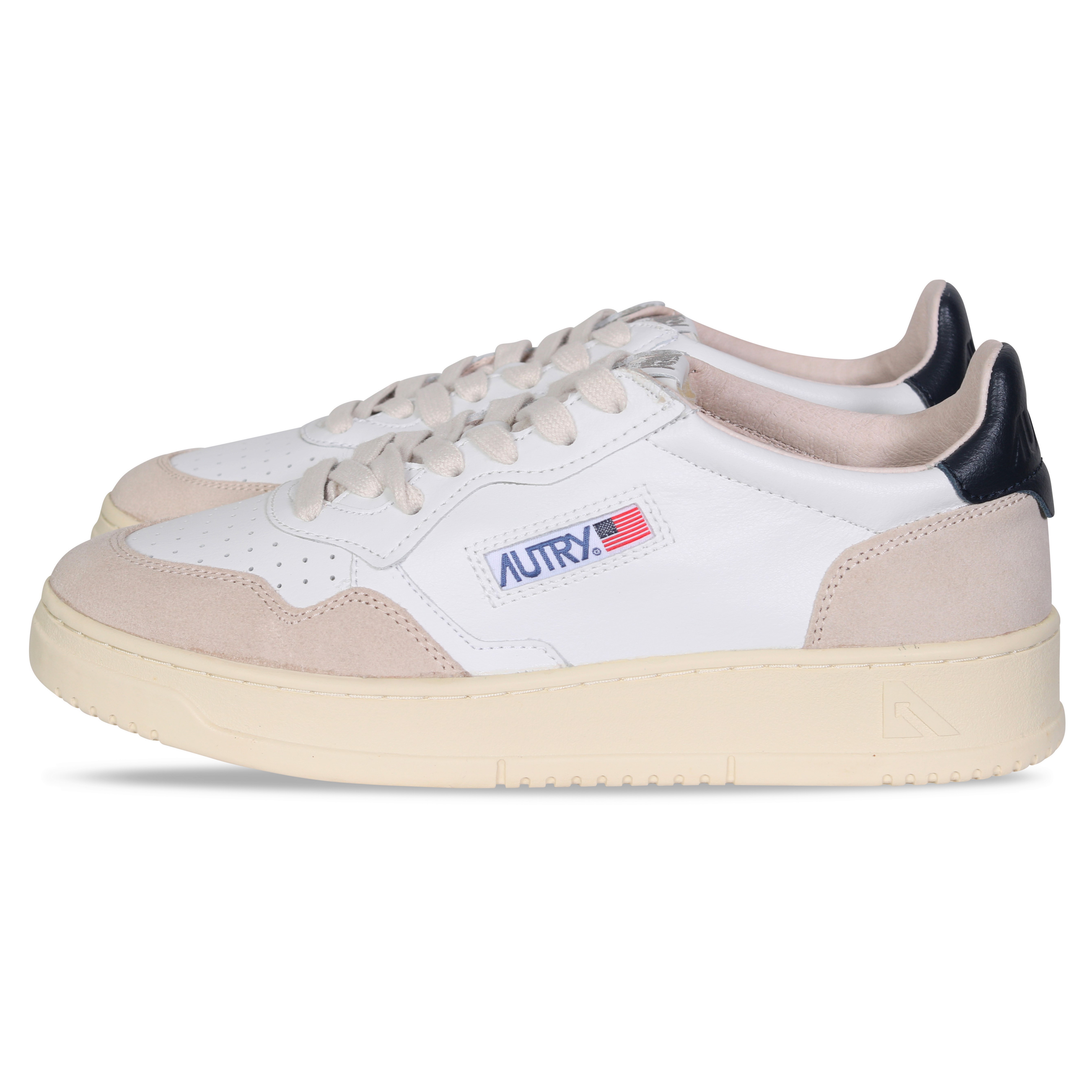 Autry Action Shoes Low Sneaker Suede White / Blue