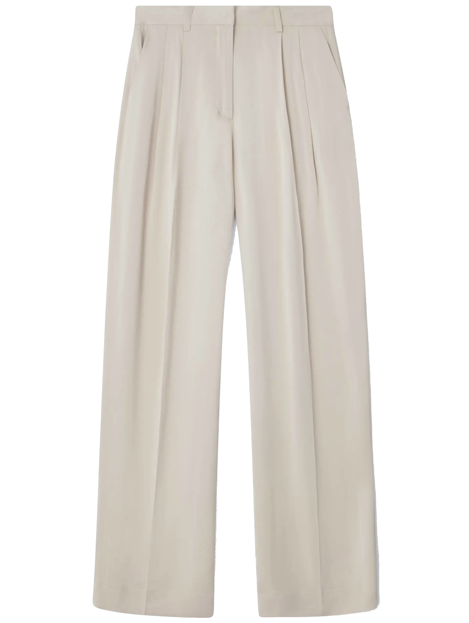 DAGMAR Wide Suit Pant in Pearl Grey
