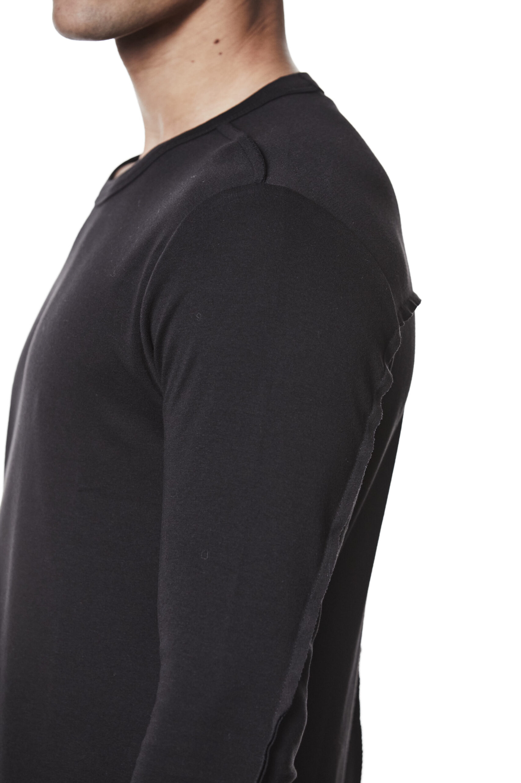 THOM KROM Slim Fit Longsleeve in Black