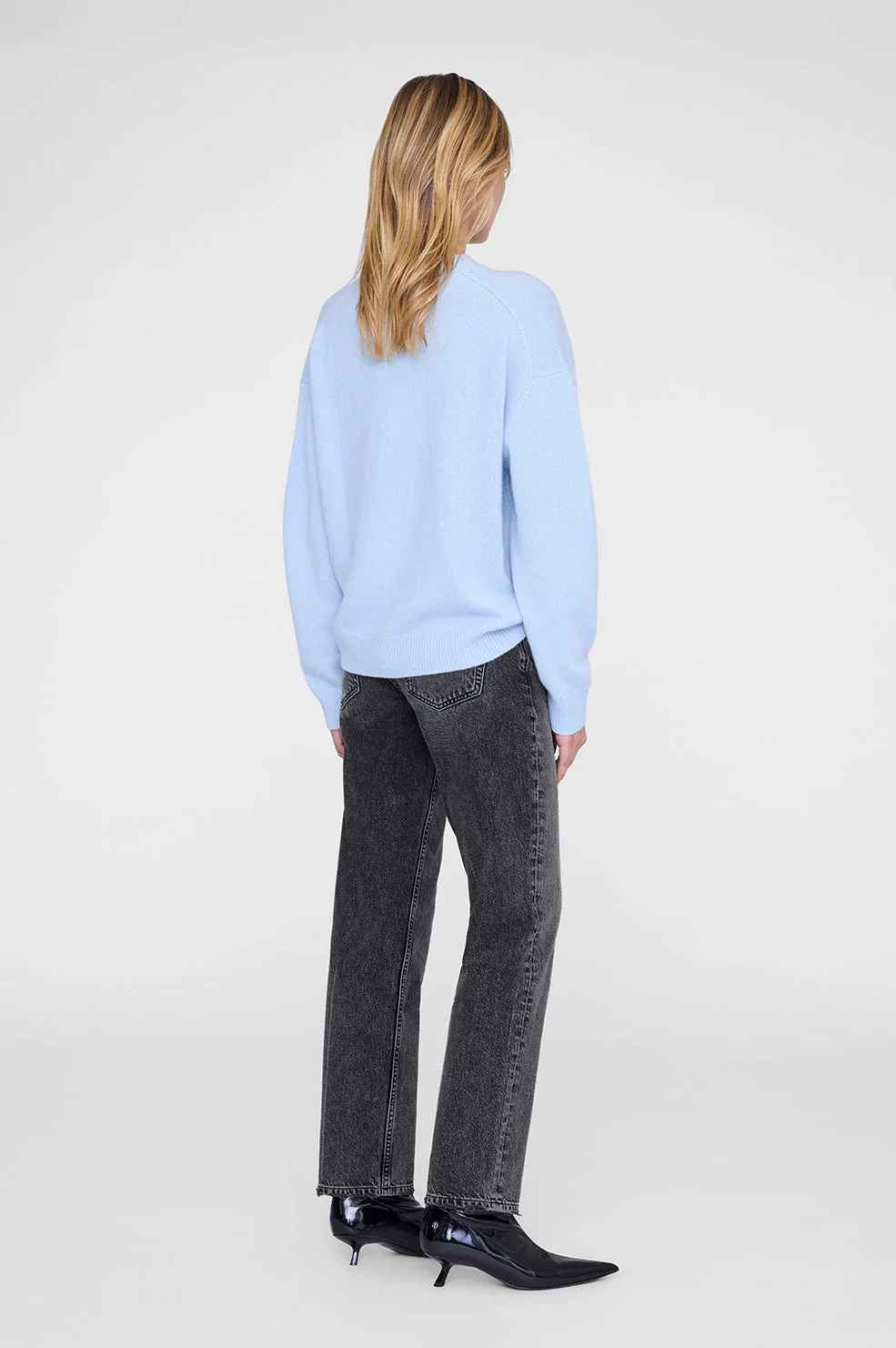 ANINE BING Cashmere Crew Sweater Lee