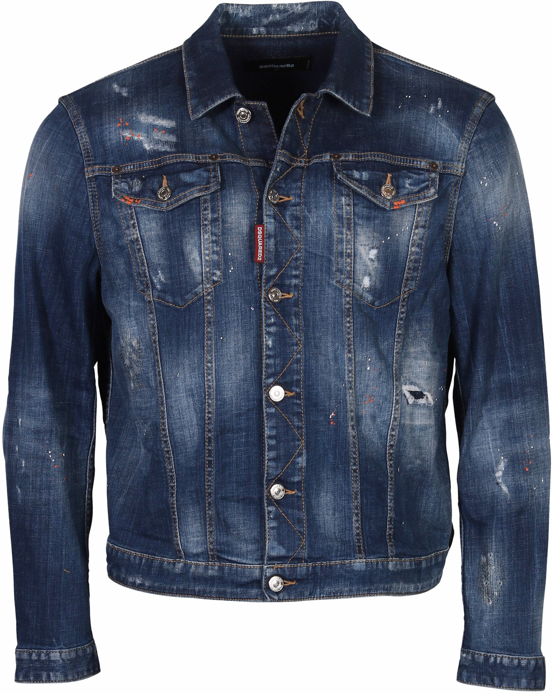 Dsquared Denim Jacket Blue Washed 50