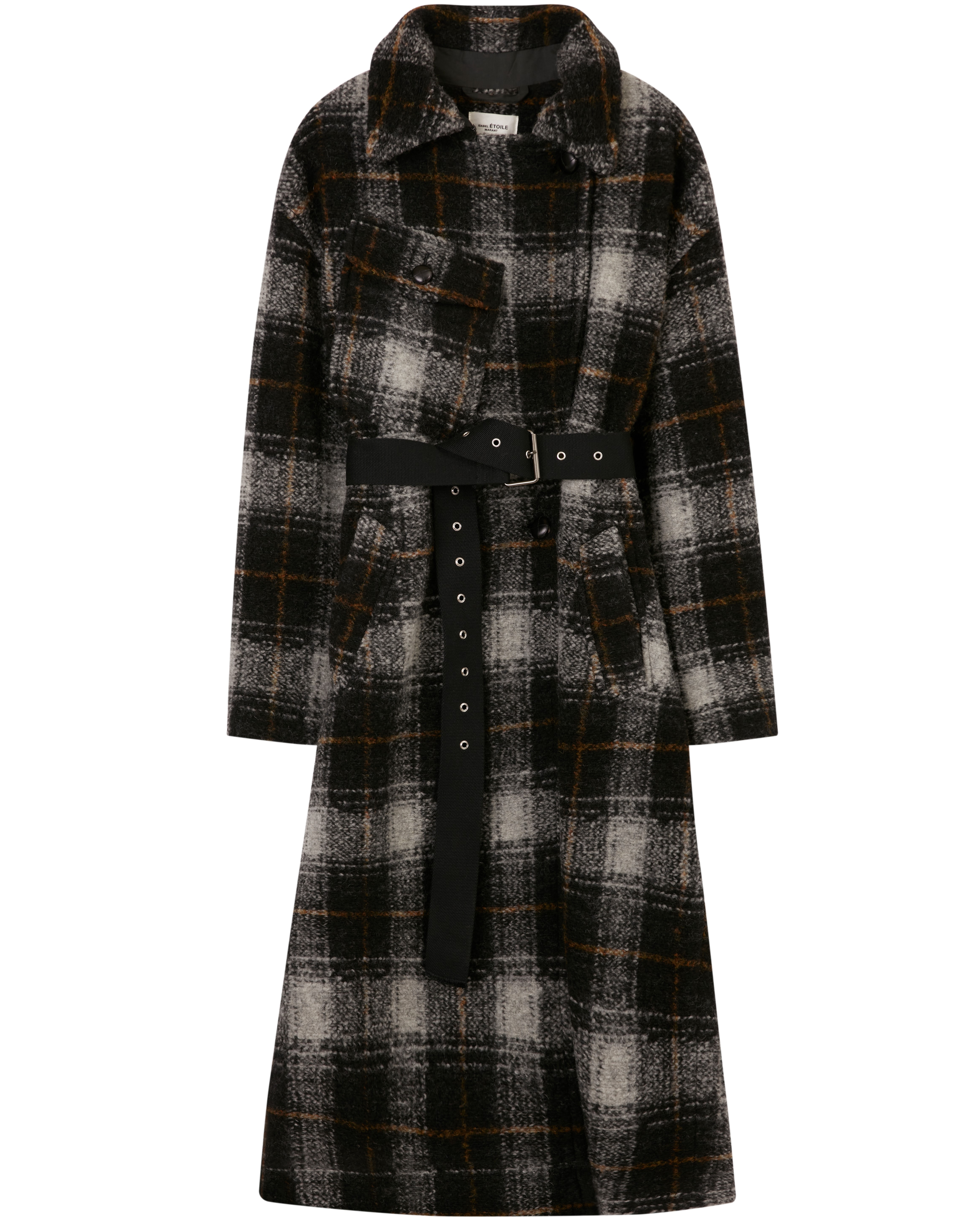 Isabel Marant Étoile Laurie Coat Anthracite Check FR 34 / DE 32