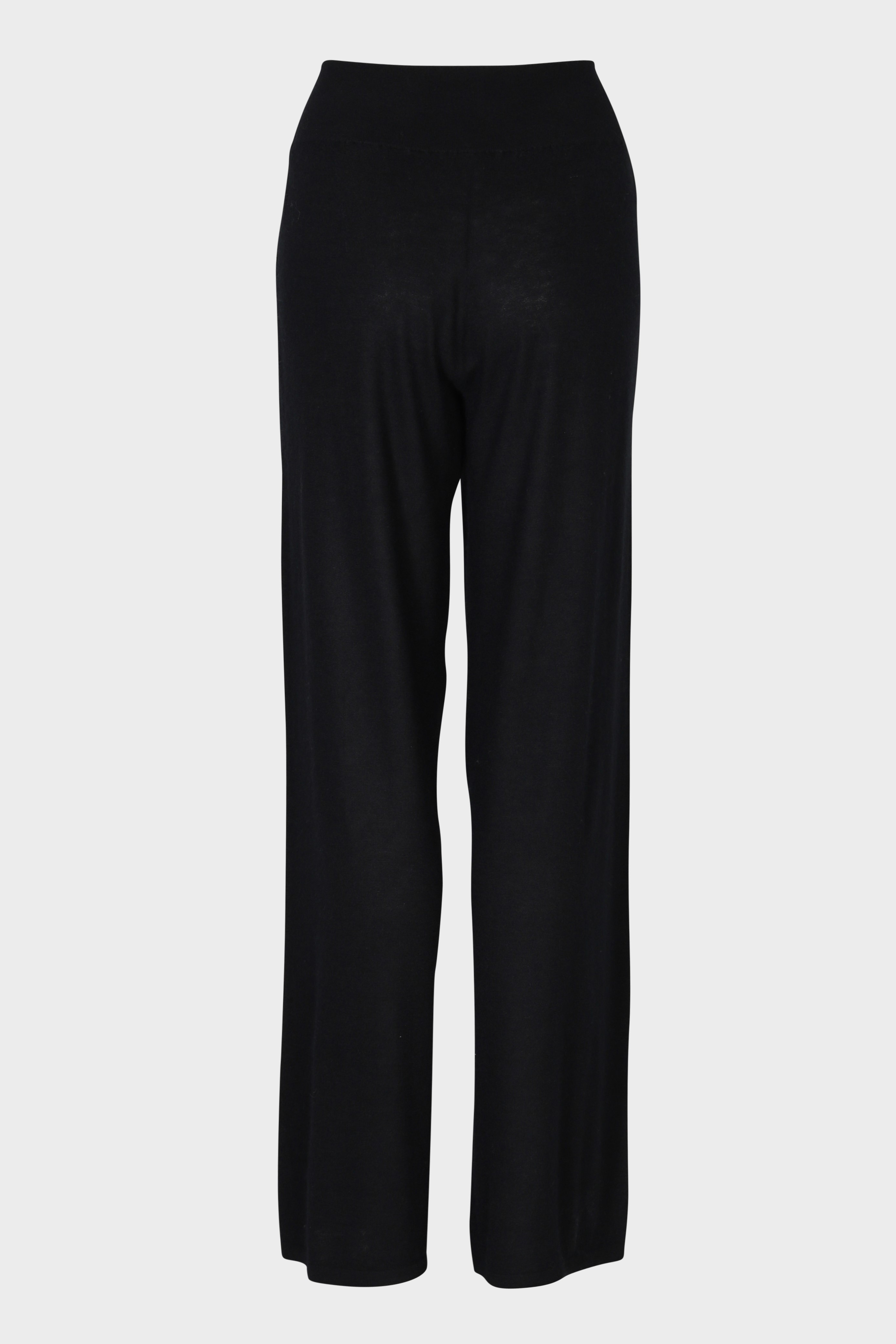 FRENCKENBERGER Straight Pants in Black XS