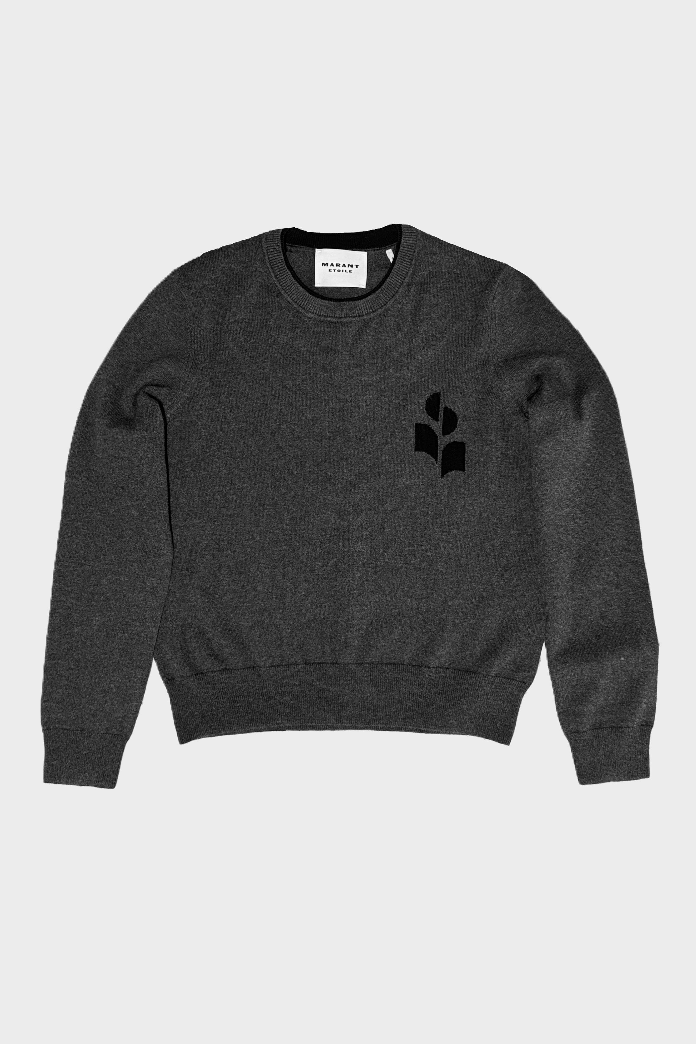 ISABEL MARANT ÉTOILE Lanta Knit Pullover in Anthracite