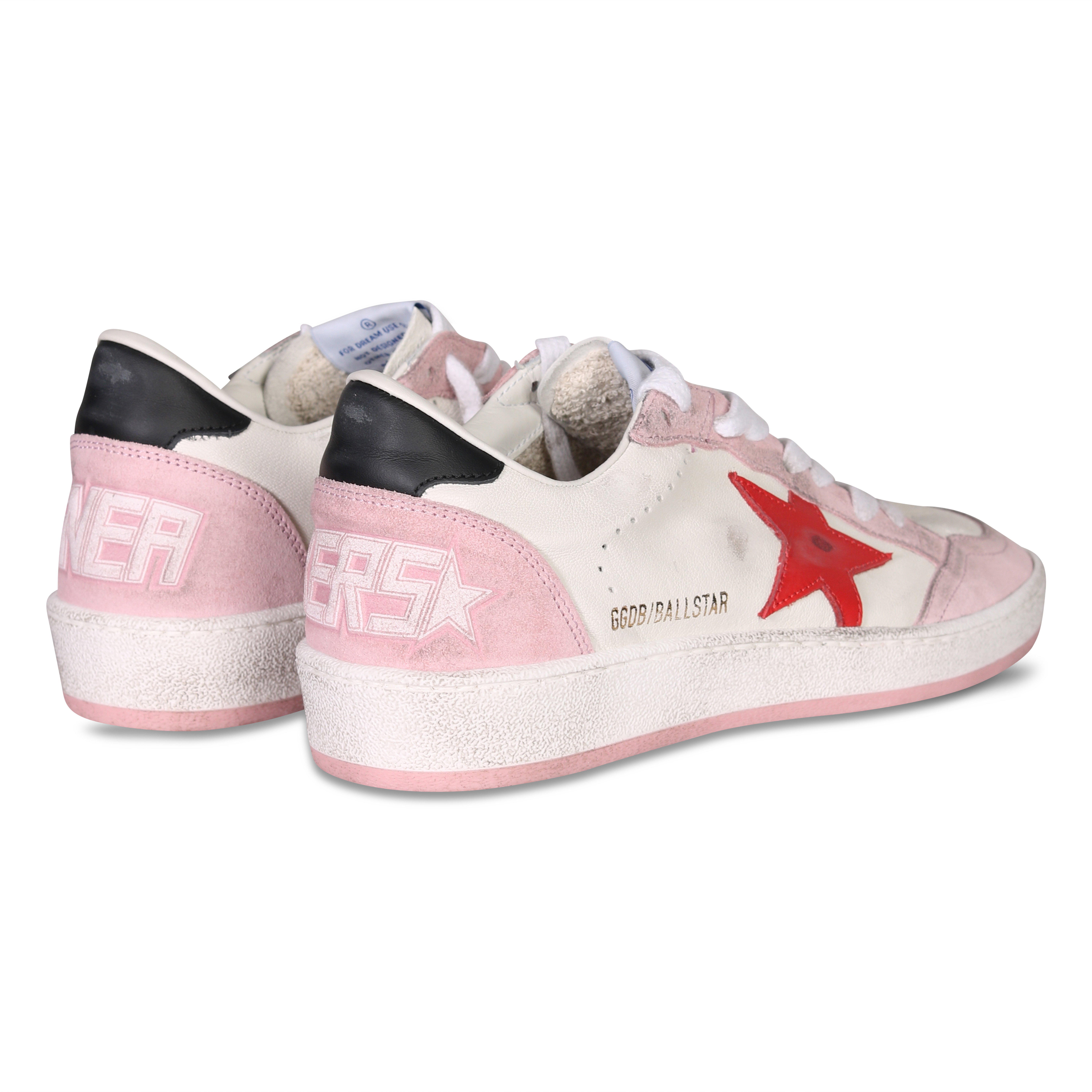 Golden Goose Sneaker Ballstar White/Pink/Red