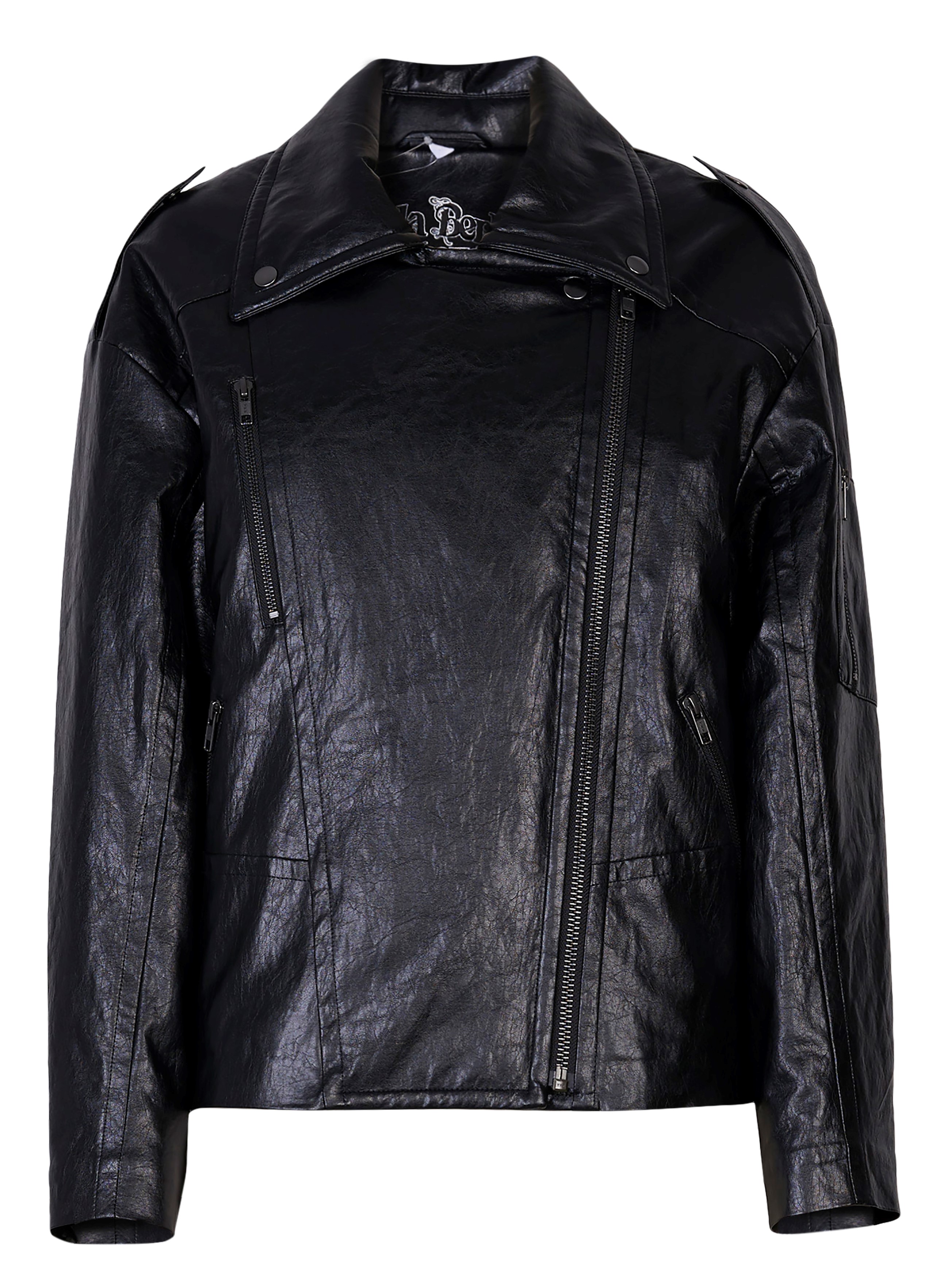 Lala Berlin Vegan Leather Jacket in Black M