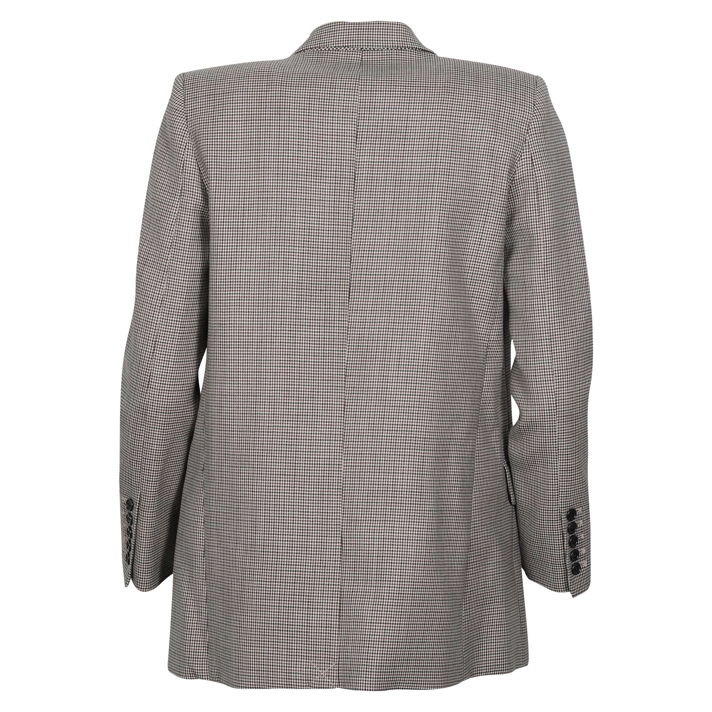 Nili Lotan Checked Blazer Diane Black/Brown L - US 6