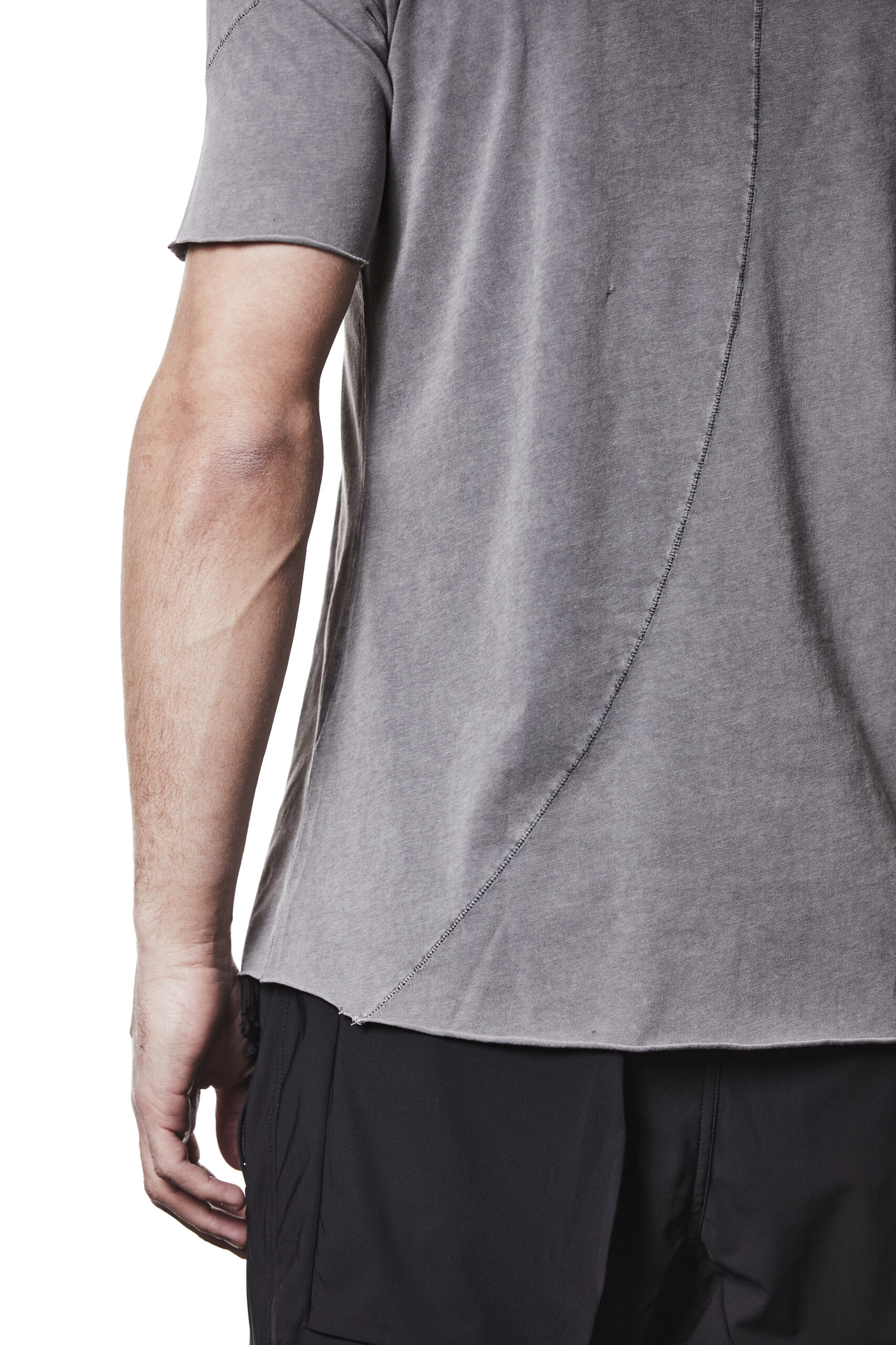 THOM KROM Slim Fit T-Shirt in Used Grey