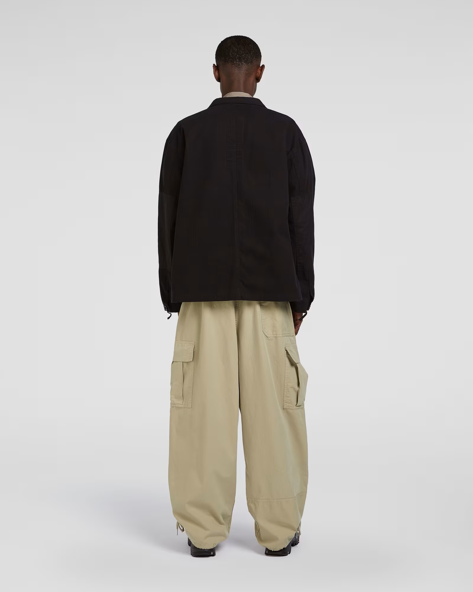 APPLIED ART FORMS Worker Jacket in Black APPLIED ART FORMS Worker Jacket in Black