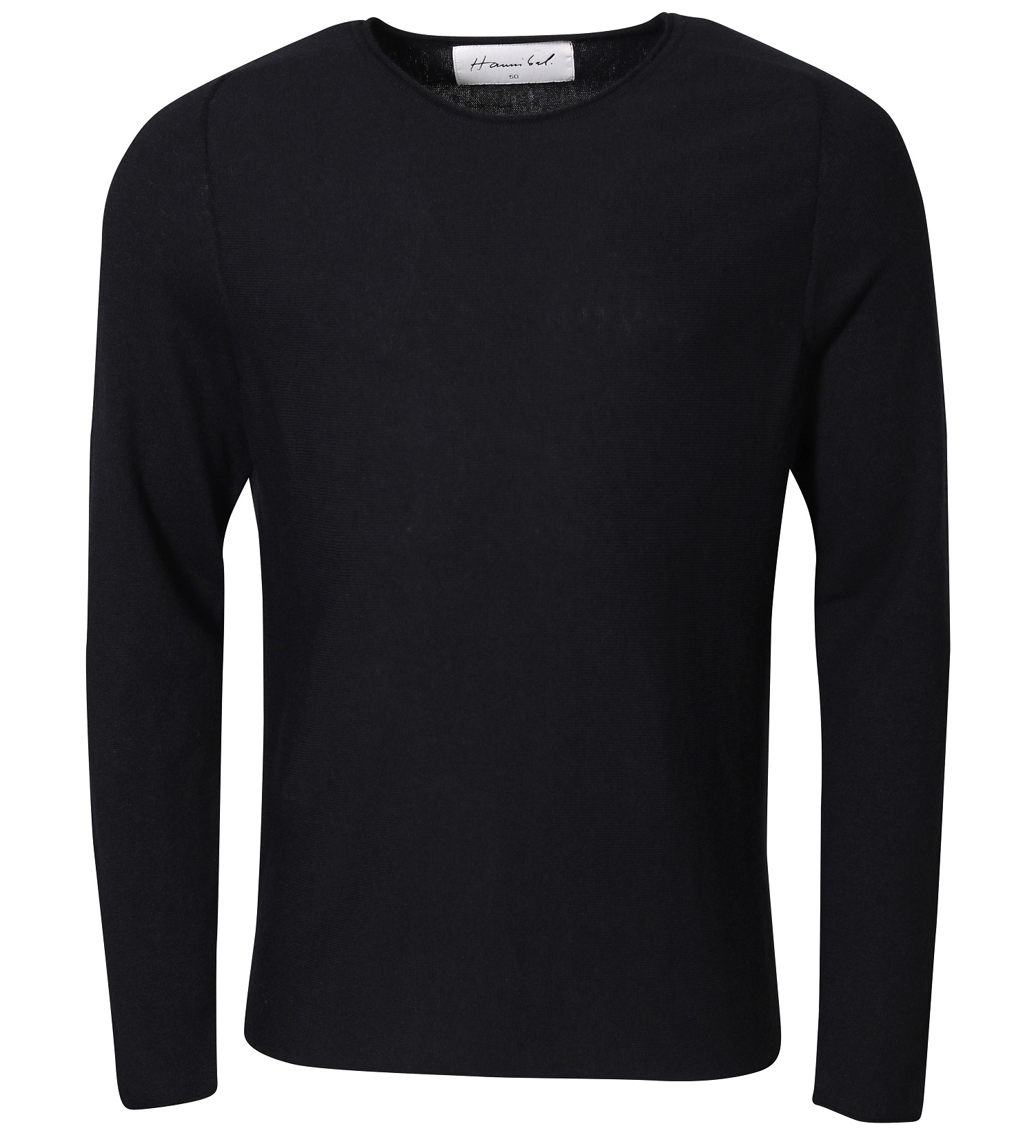 HANNIBAL. Knit Pullover Nevio in Charcoal 48