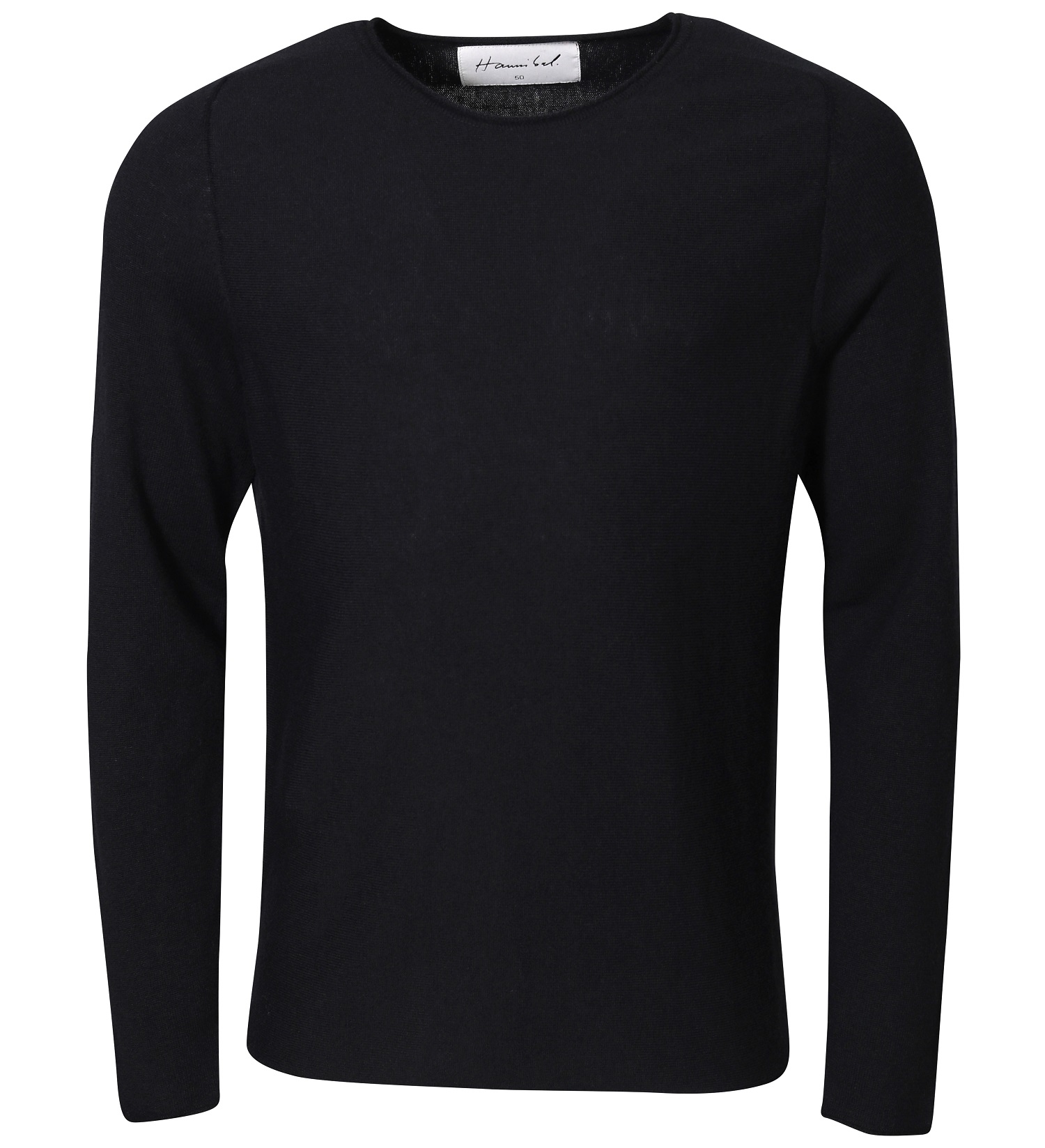 HANNIBAL. Knit Pullover Nevio in Charcoal