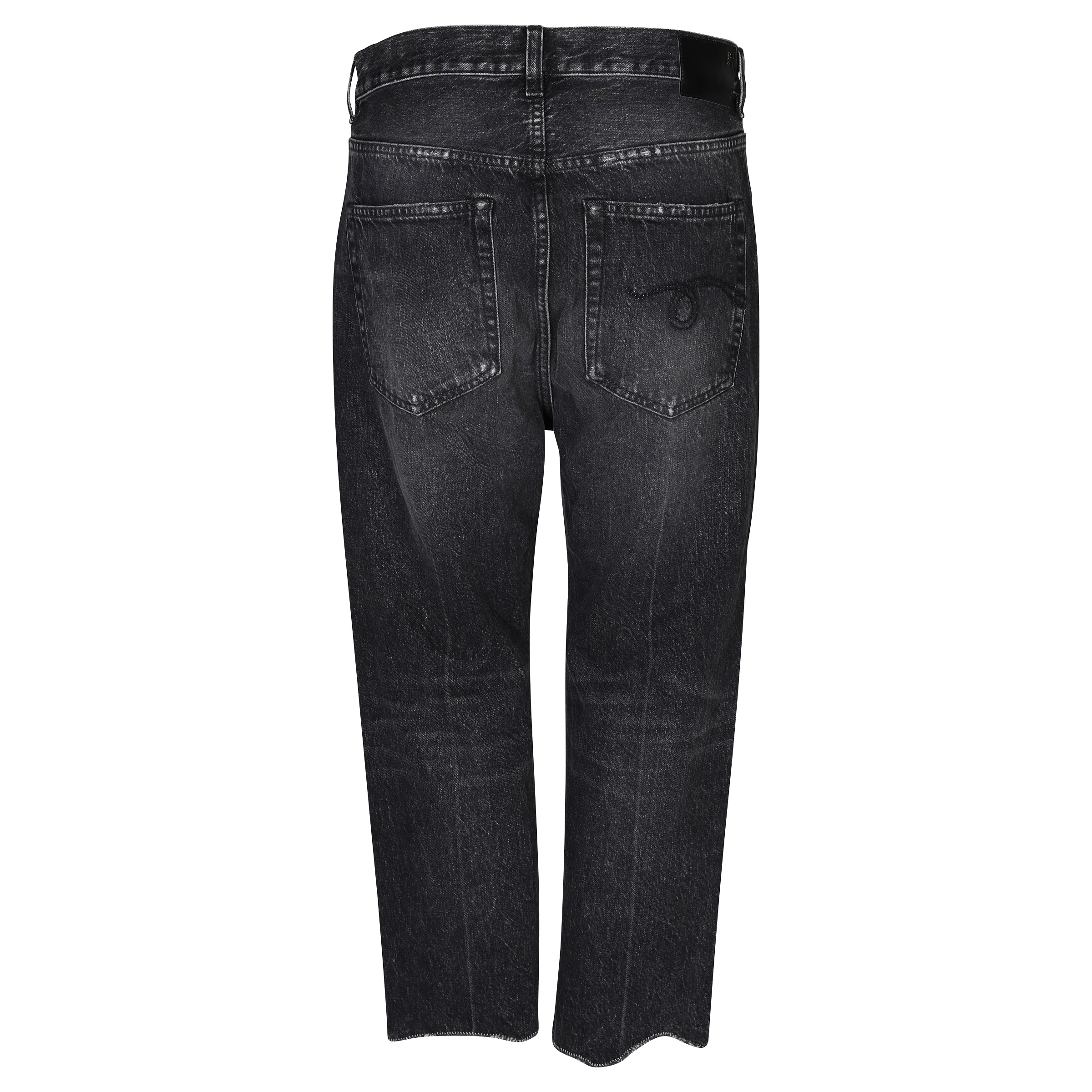 R13 Tailored Drop Jeans Everit Black 25