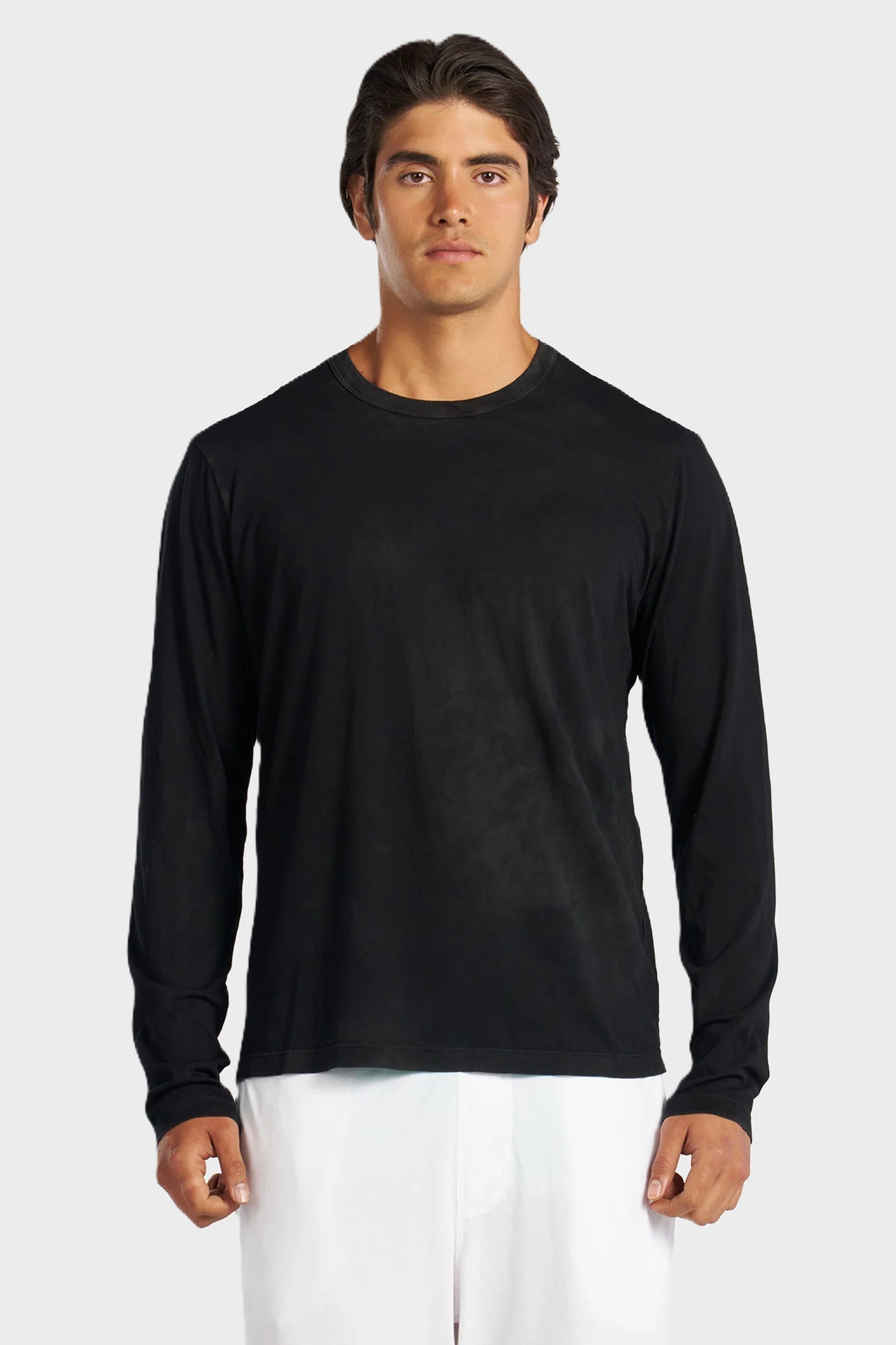 COTTON CITIZEN Classic Crewneck Longsleeve in Vintage Black