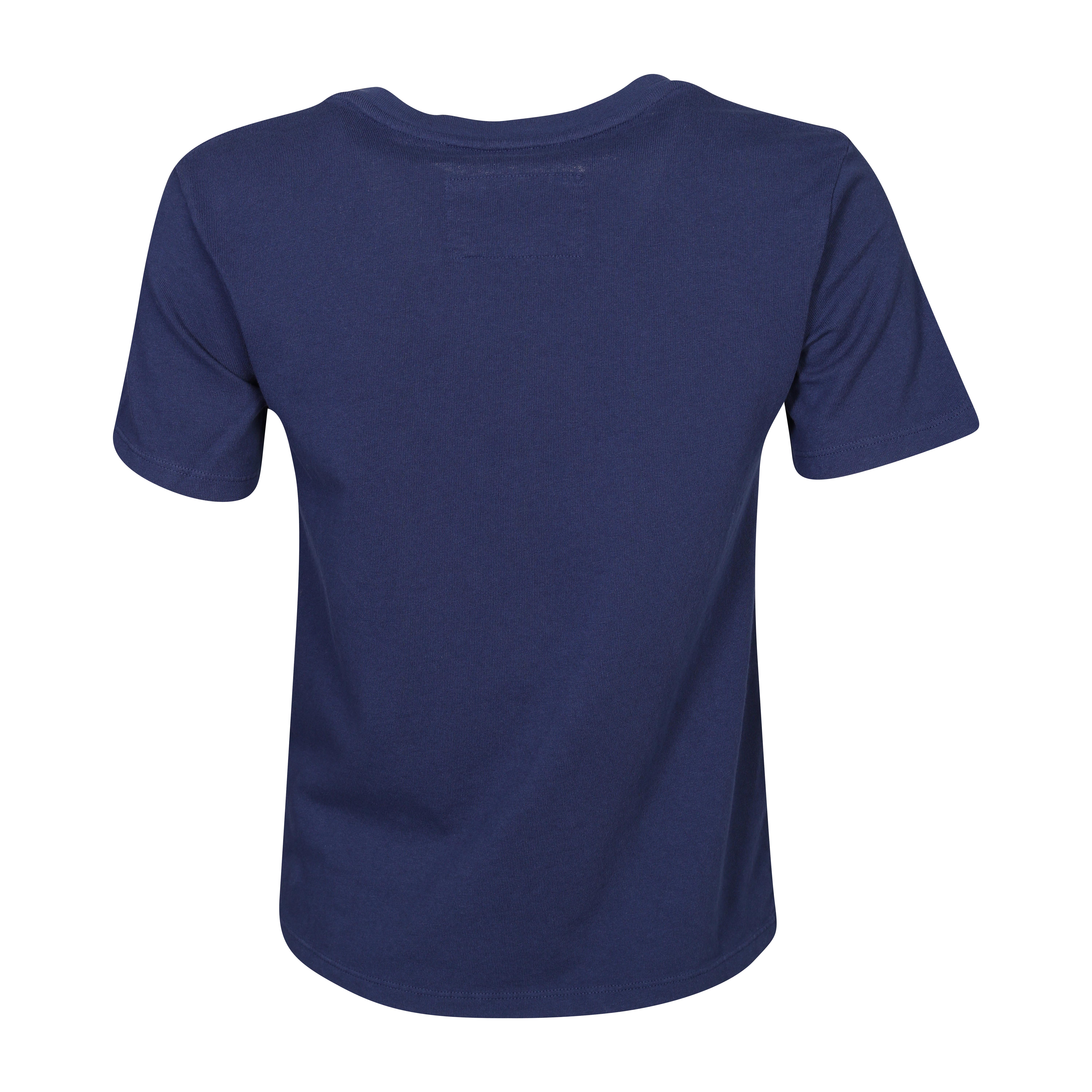 Nili Lotan T-Shirt Corinne in Marine Blue