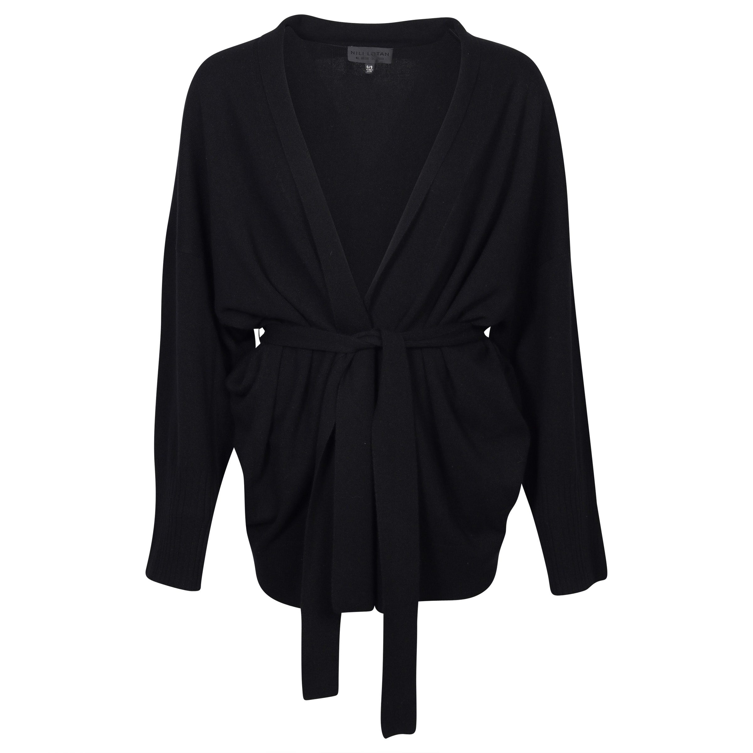 Nili Lotan Mackenzie Cashmere Kimono in Black