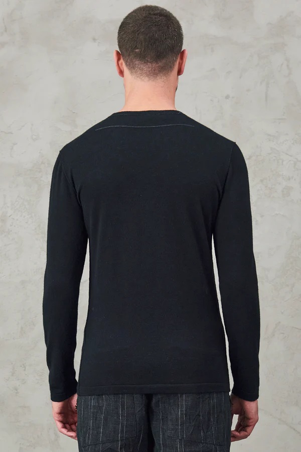 TRANSIT UOMO Knit Pullover in Black