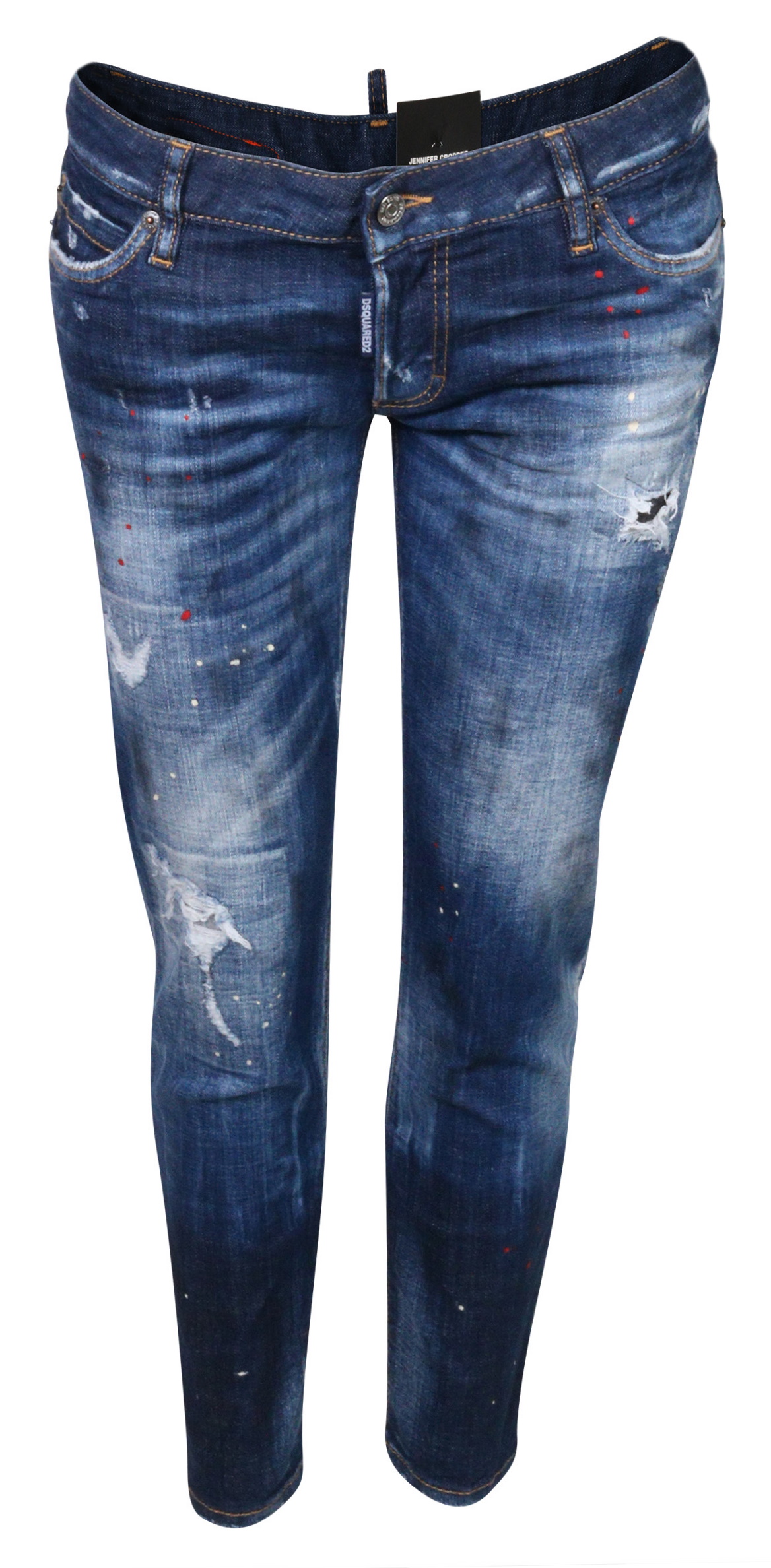 Dsquared Jeans Jennifer Cropped Blue Washed