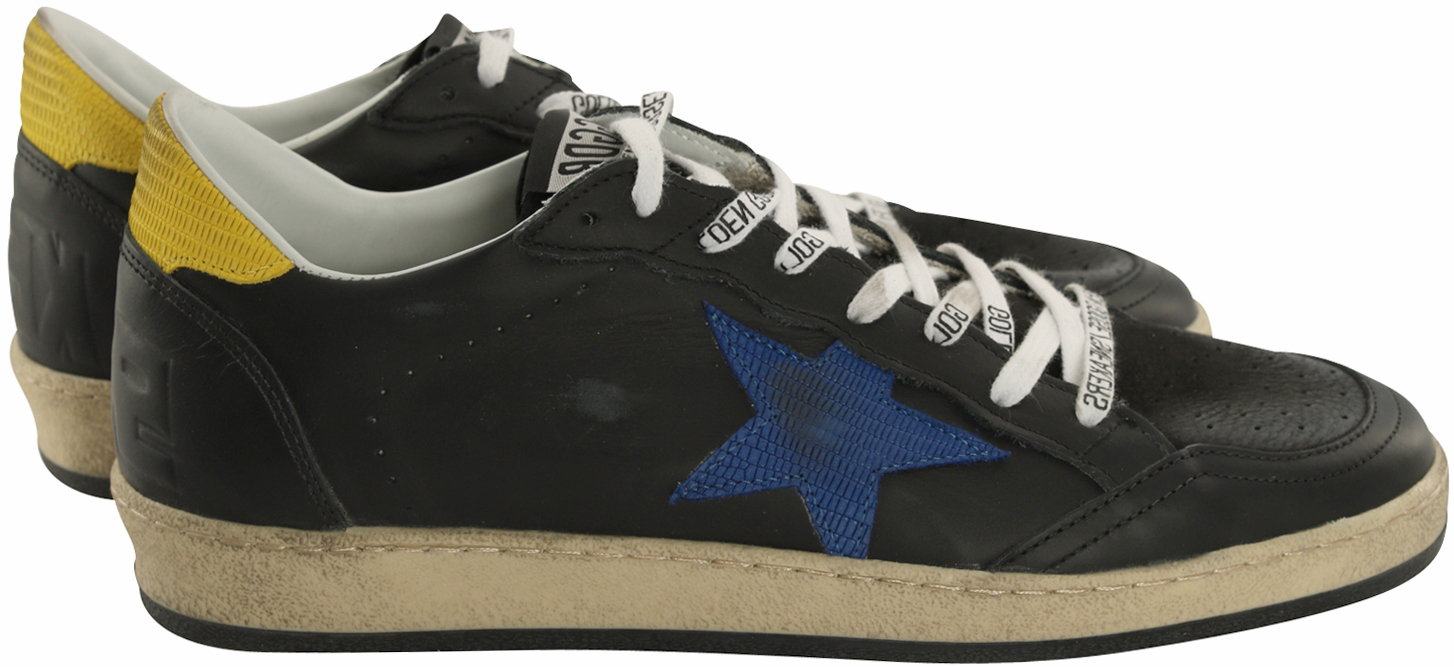 Golden Goose Sneaker Ball Star Black/Blue Lizard Star