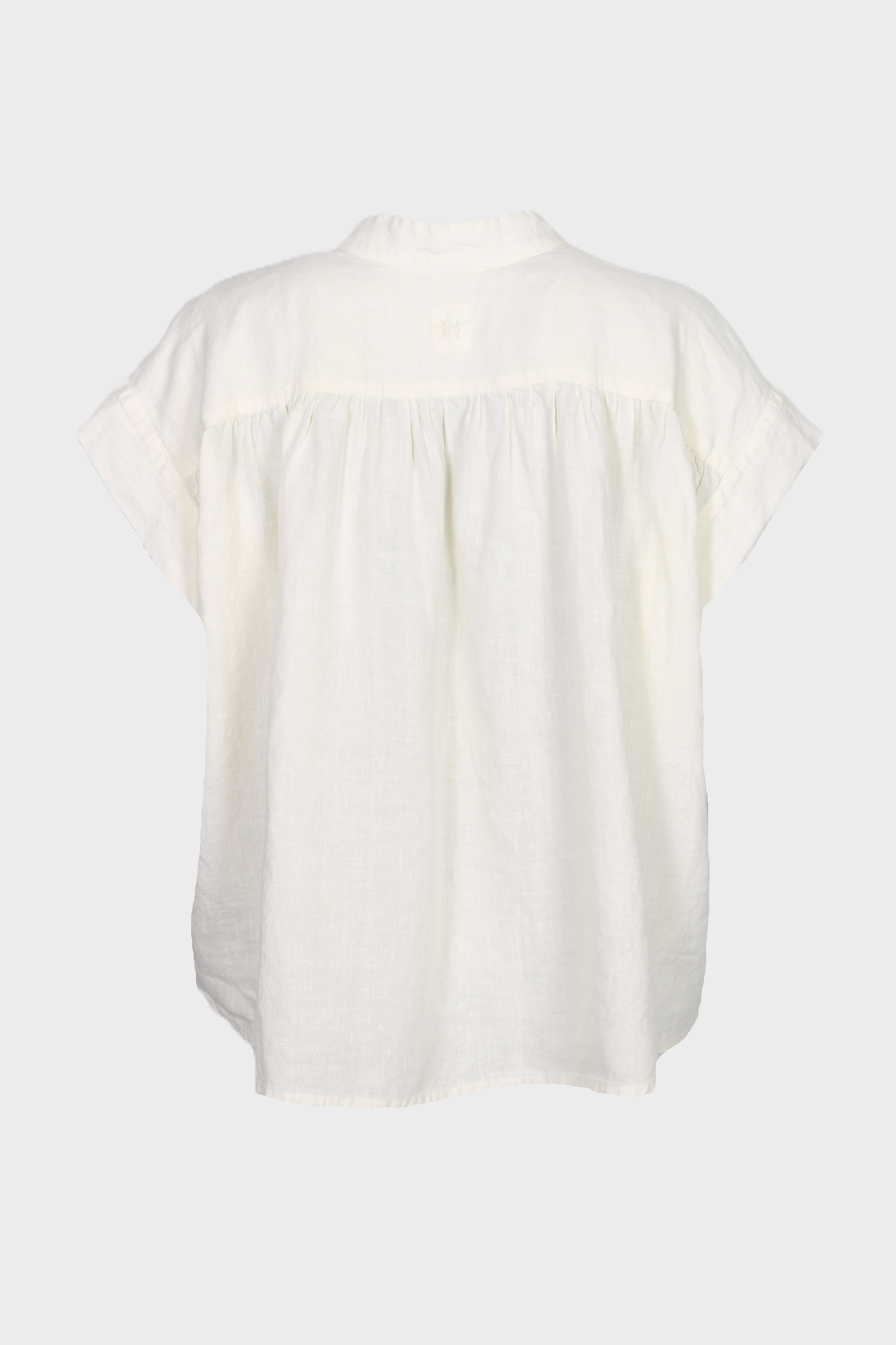 HANNES ROETHER Linen Blouse in Milk