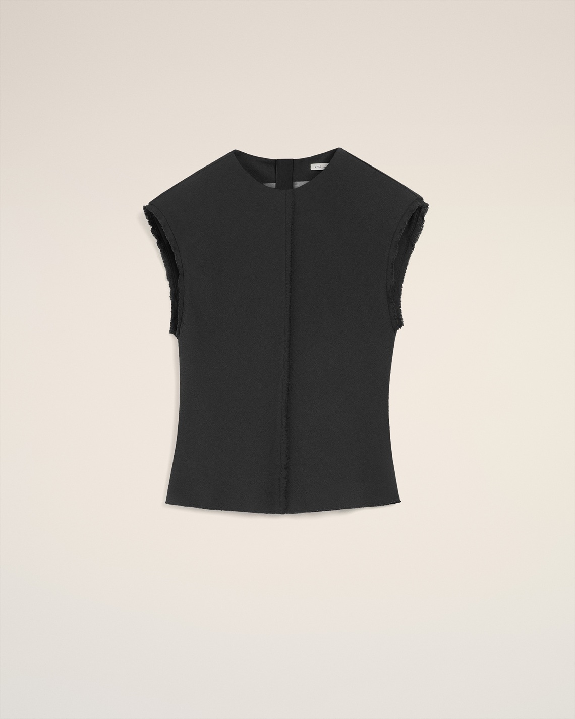 AMI PARIS Viscose Top in Anthracite
