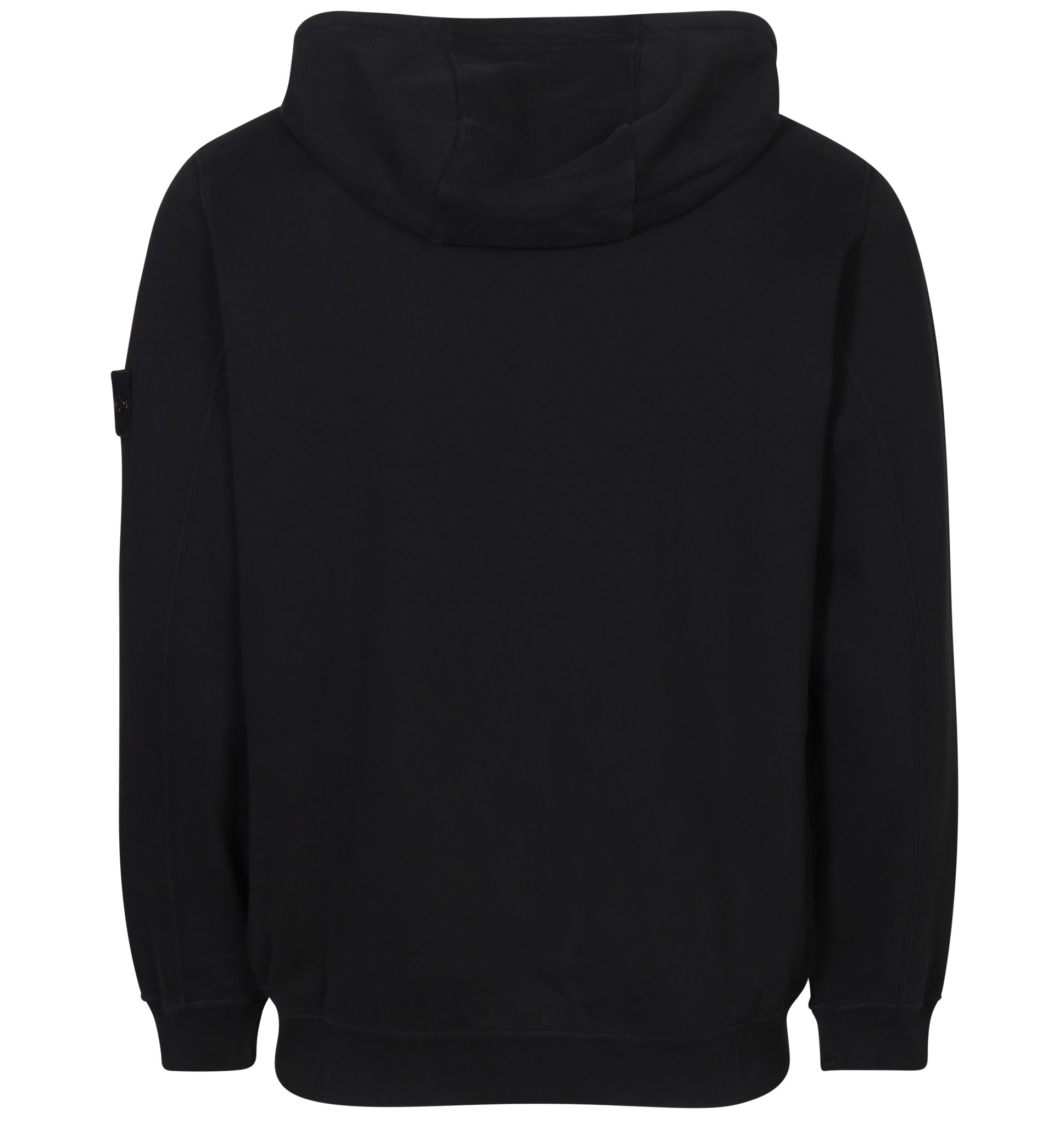 STONE ISLAND Zip Sweat Hoodie in Black