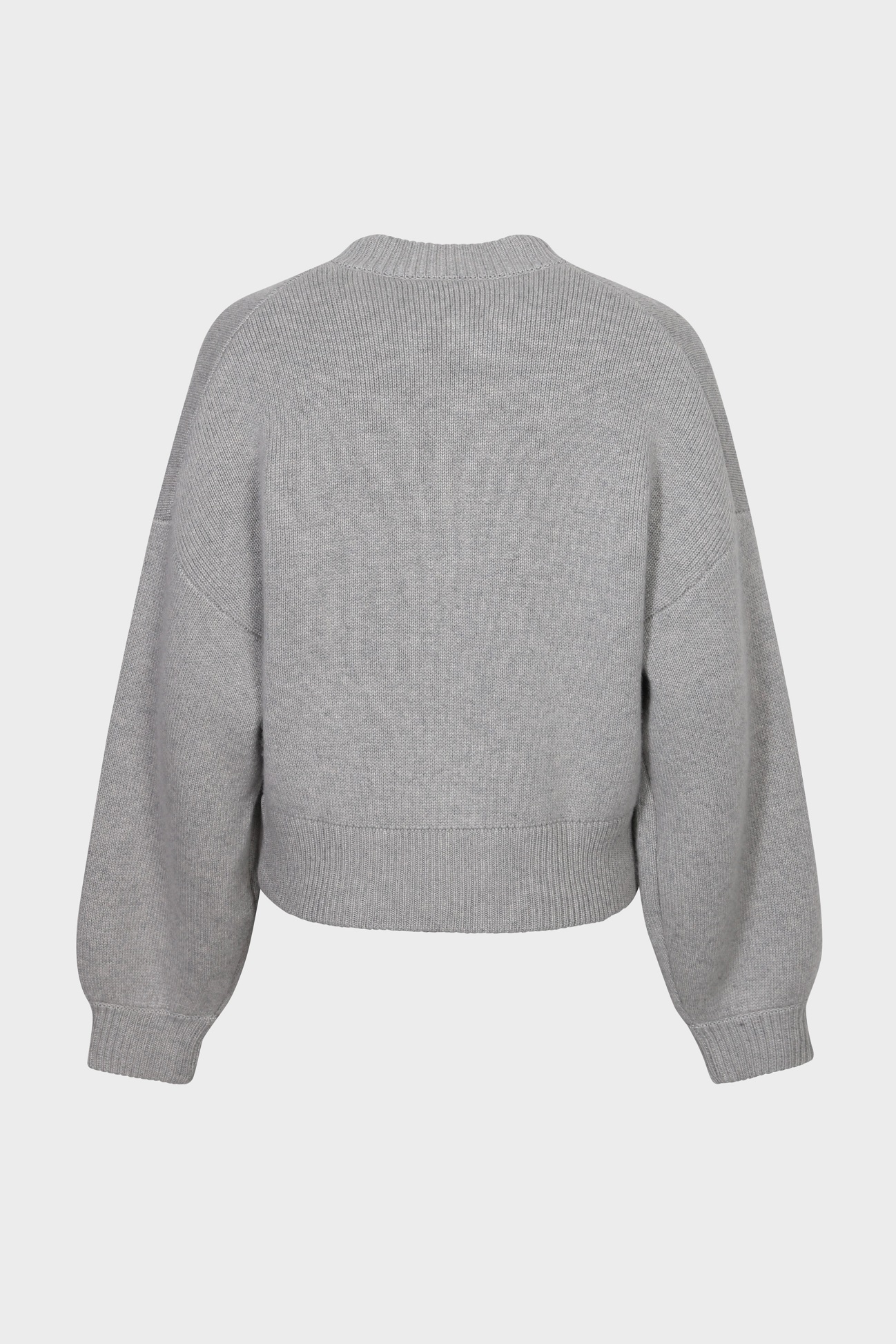 LISA YANG Kirsti Cashmere Bomber Jacket in Dove Grey 1 / S-M
