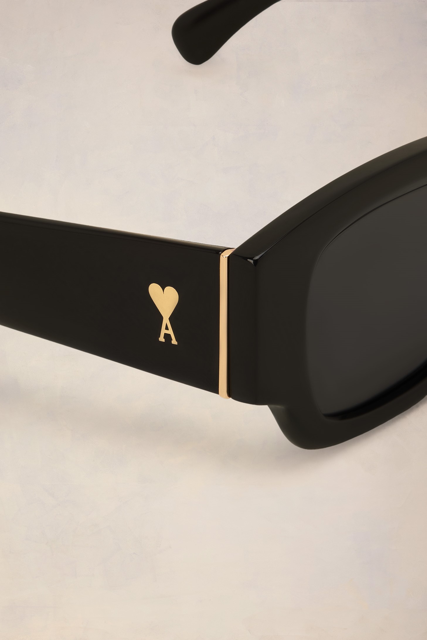 AMI PARIS de Coeur Classical Sunglasses in Black