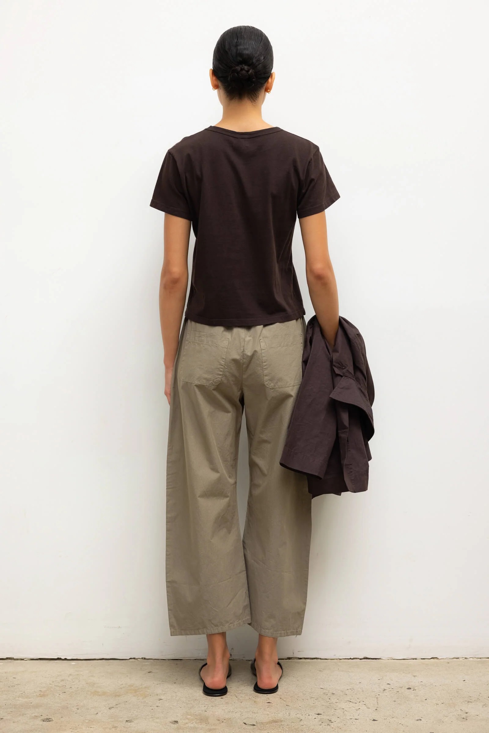 LESET T-Shirt Margo in Chocolate