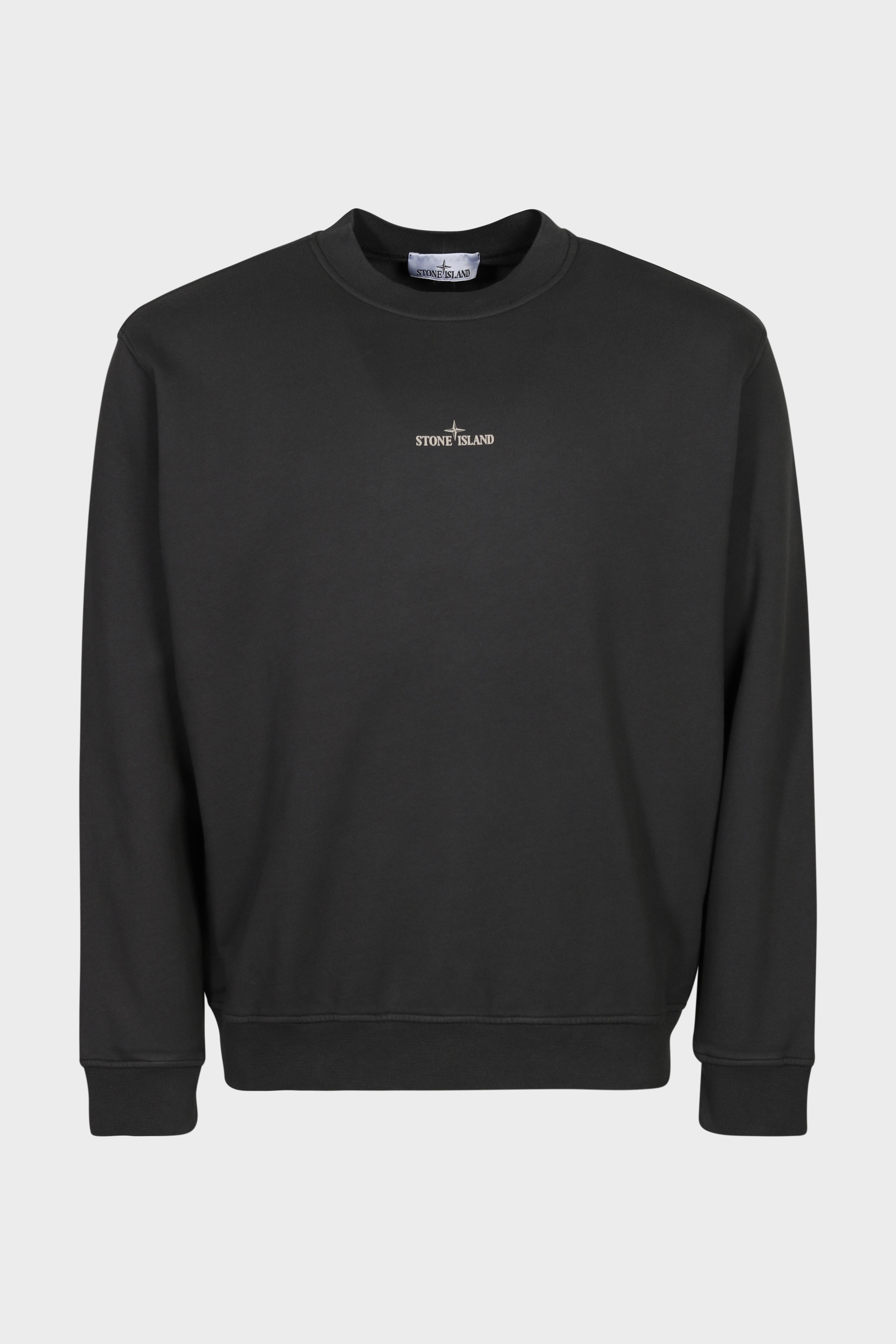 STONE ISLAND Printed Sweatshirt in Dark Grey