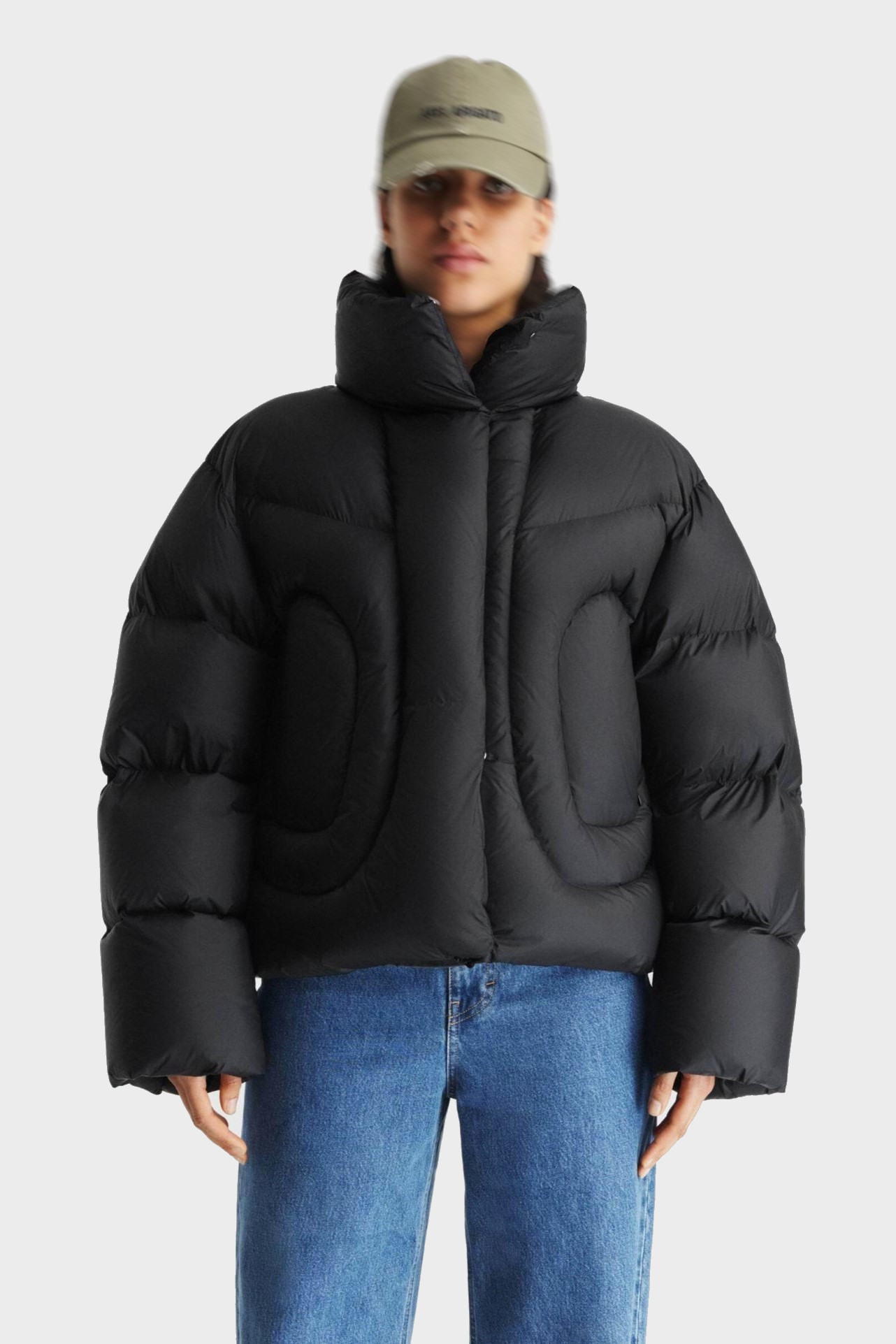 AXEL ARIGATO Puff Puff Puffer in Black L
