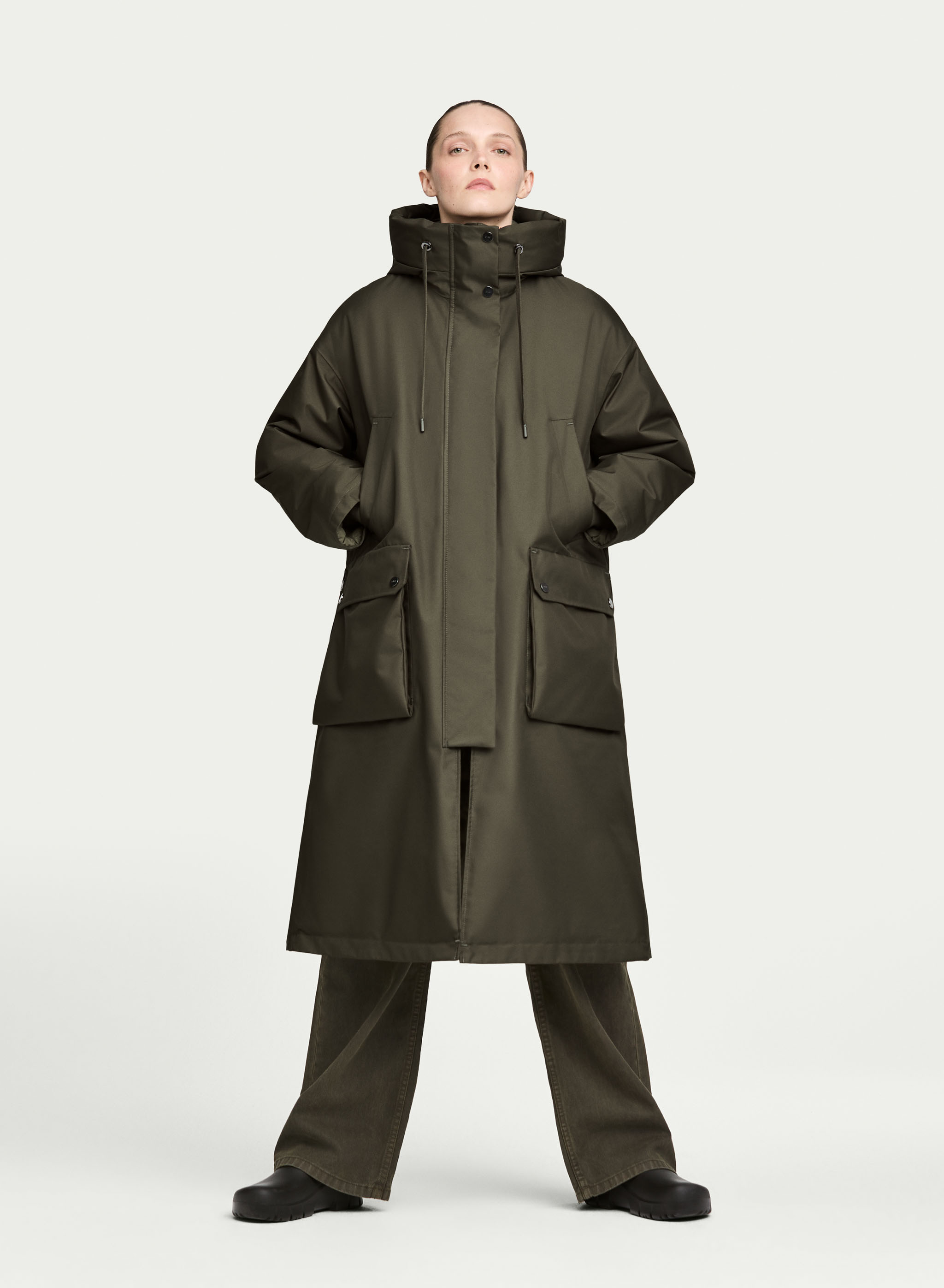 G-LAB Luna Parka in Emerald Green
