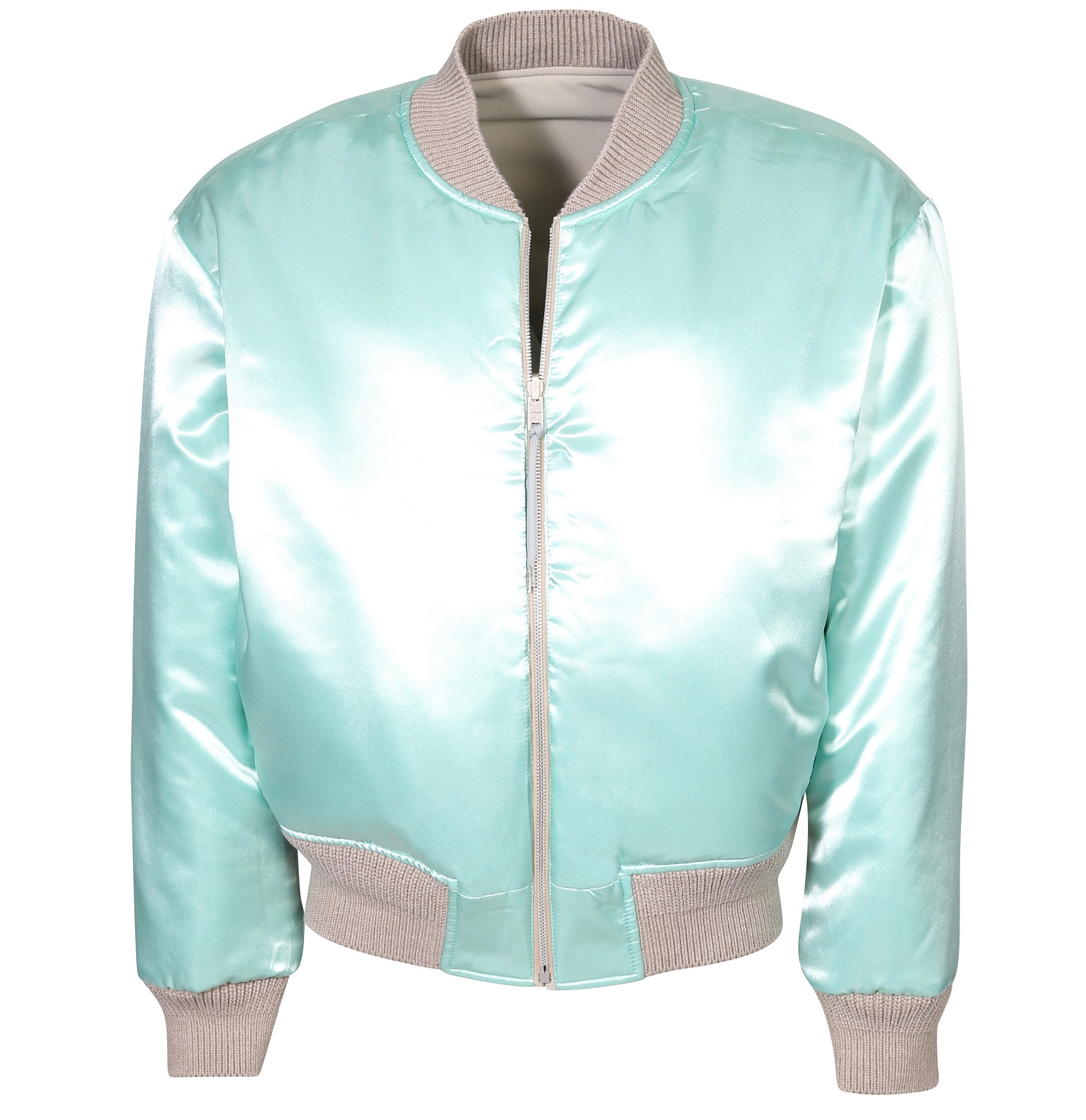 ACNE STUDIOS Reversible Bomberjacket Beige/Turquoise