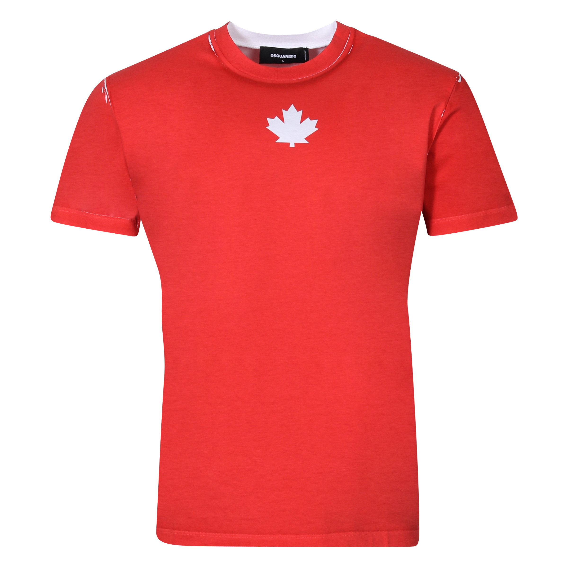 Dsquared T-Shirt Red Printed