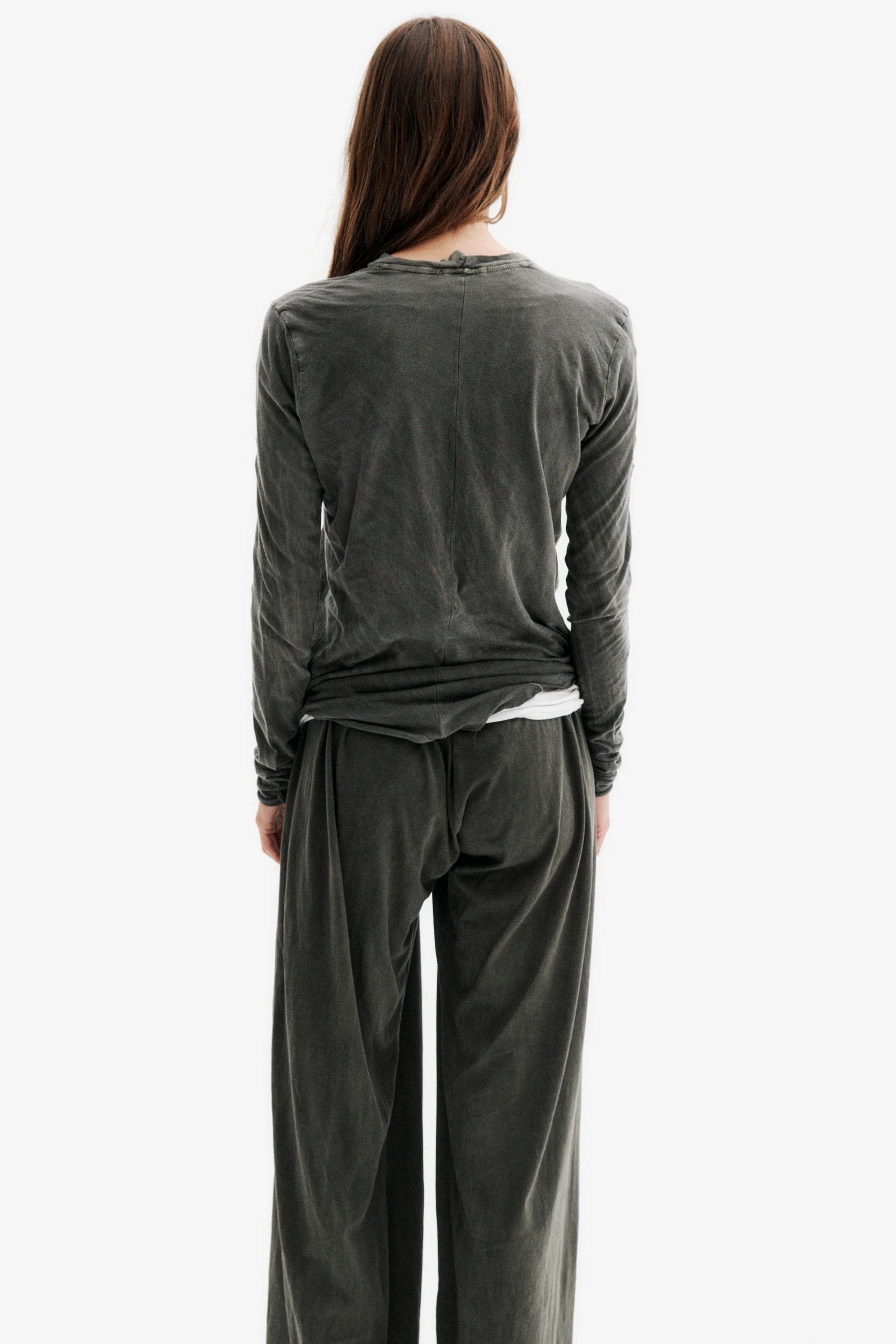 ALL III Naomi Light Cotton Pant in Army Green