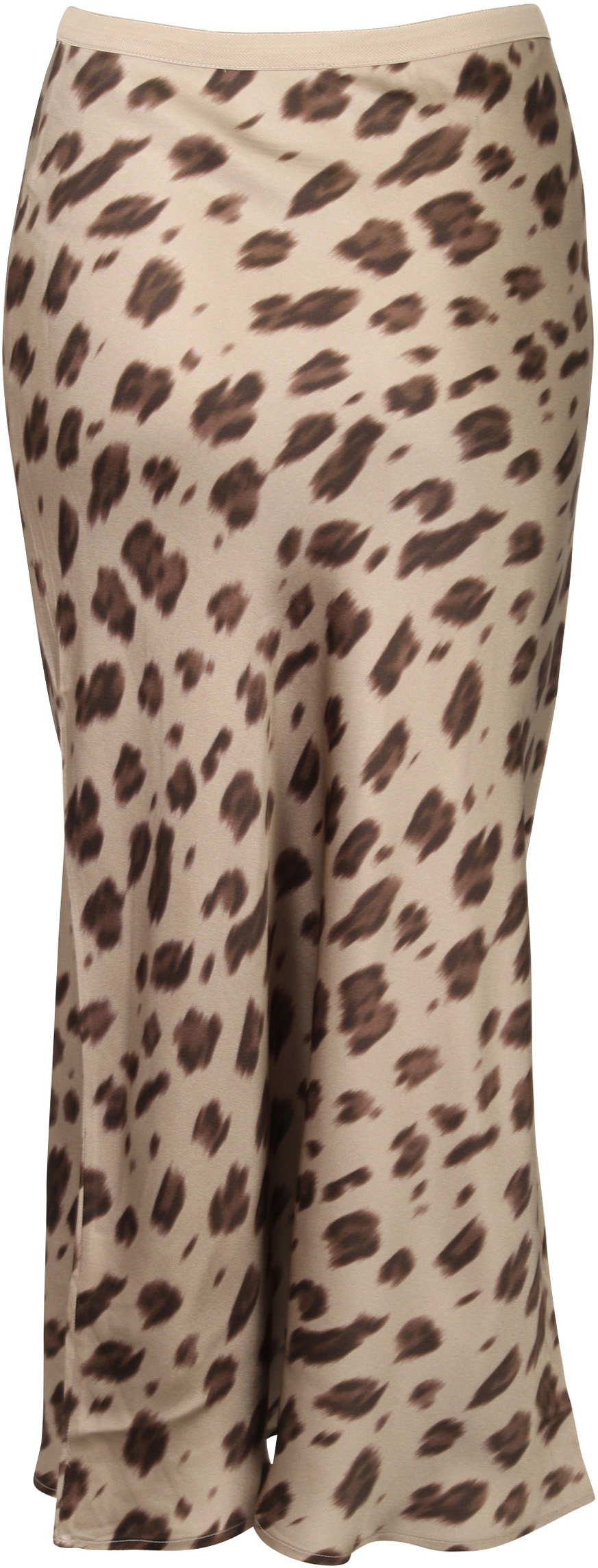 Anine Bing Silk Skirt Bar Beige Leo M