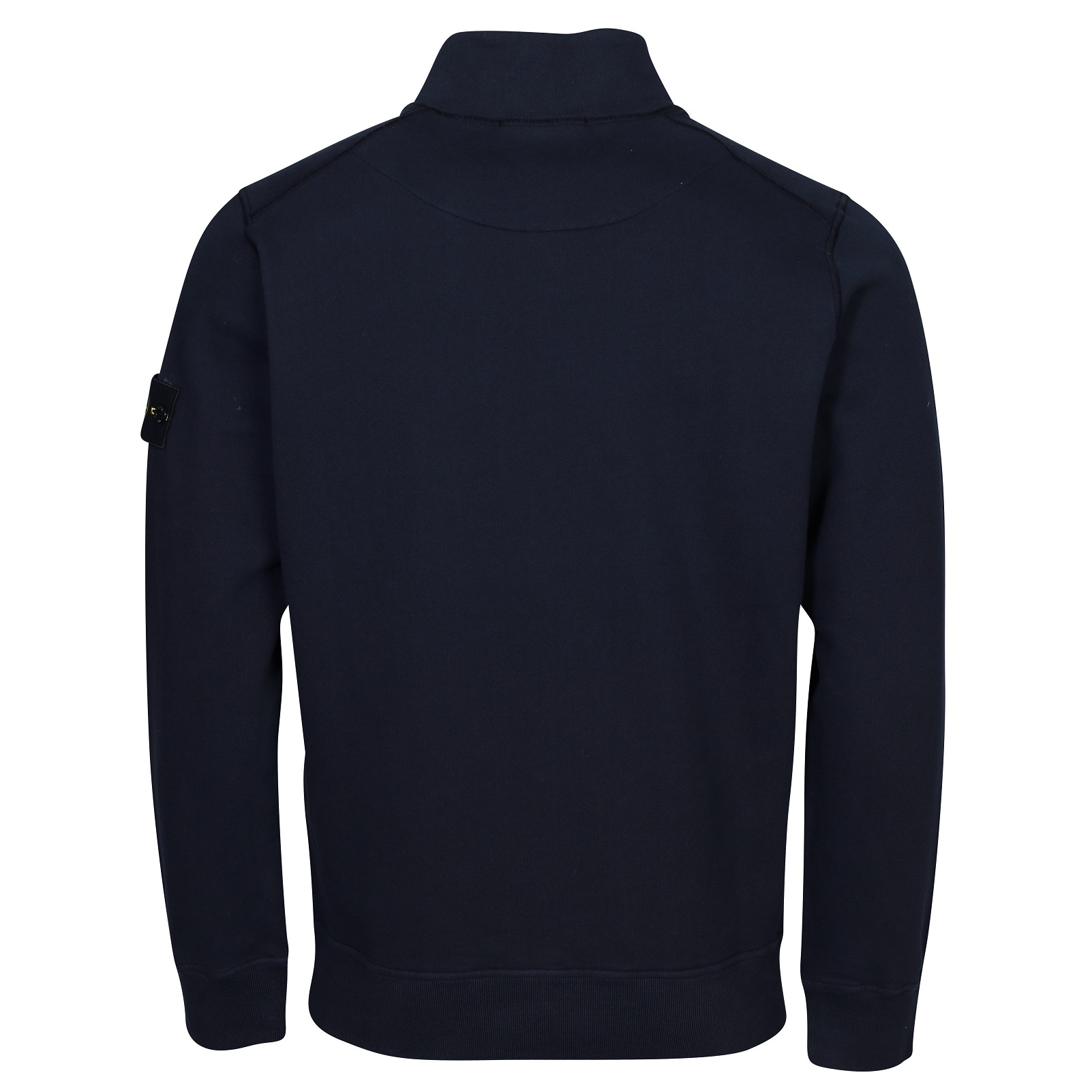 STONE ISLAND Half Zip Sweatshirt in Navy Blue S