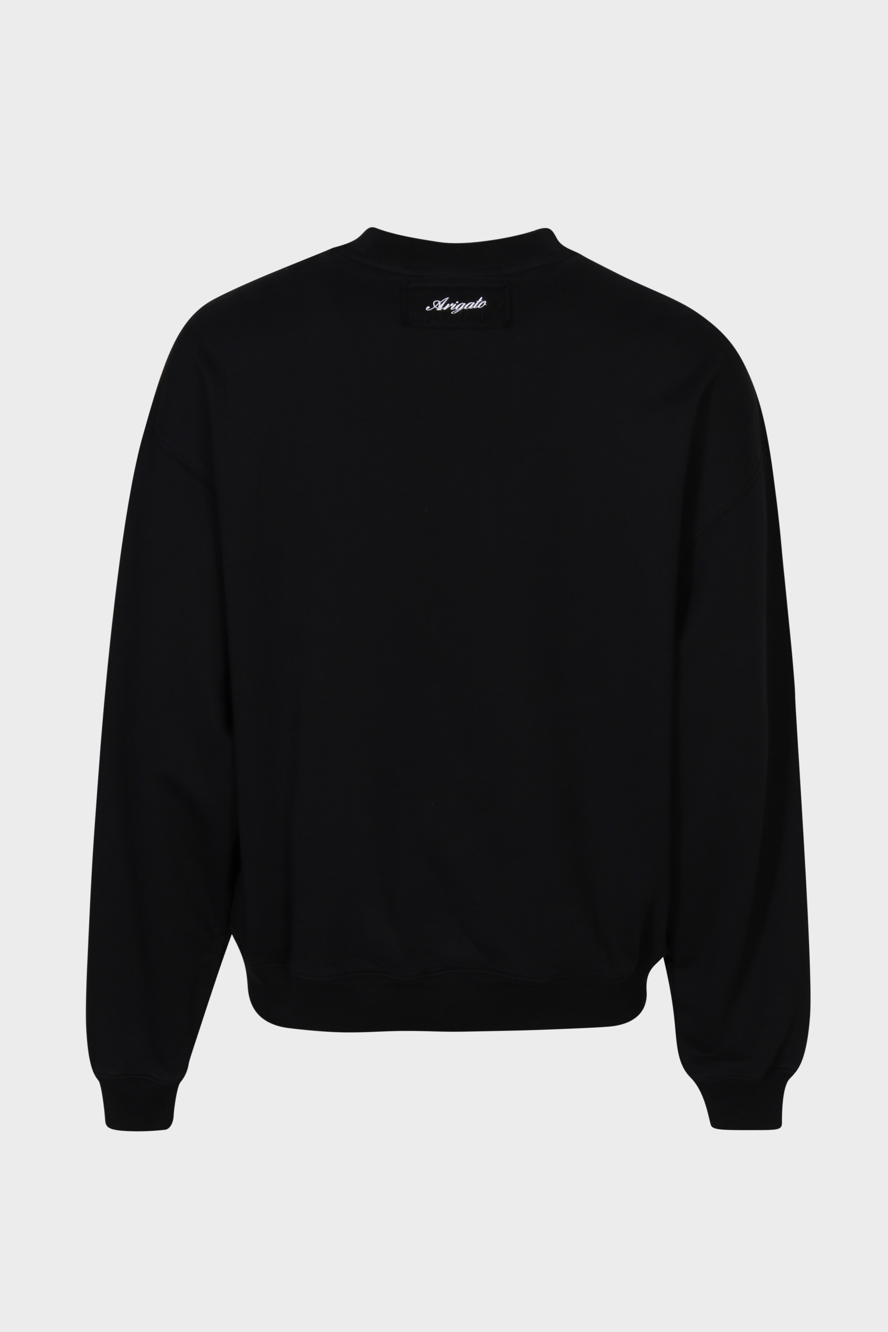 AXEL ARIGATO Vista Distressed Sweatshirt in Black