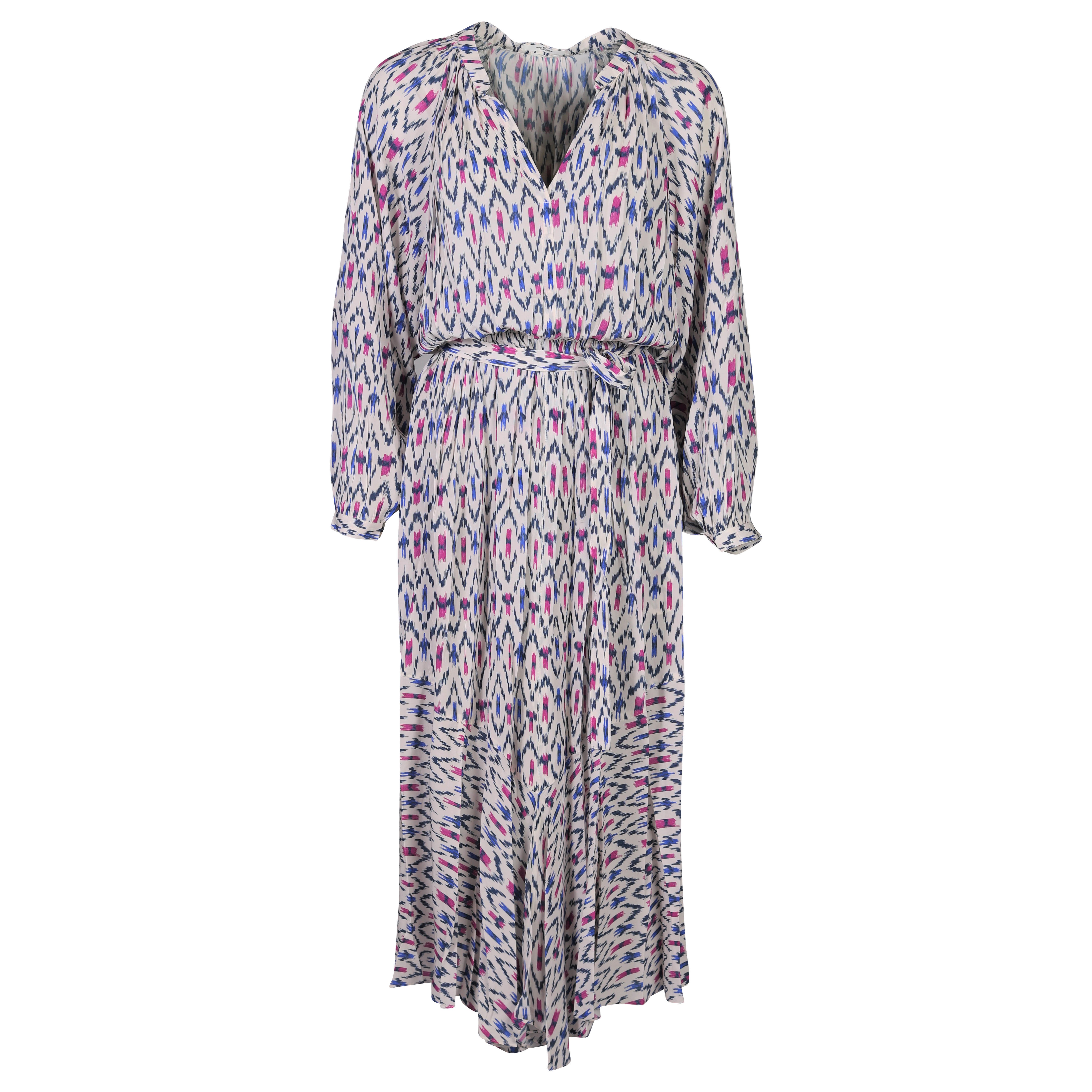 Isabel Marant Étoile Arbela Dress Ecru Multicolour
