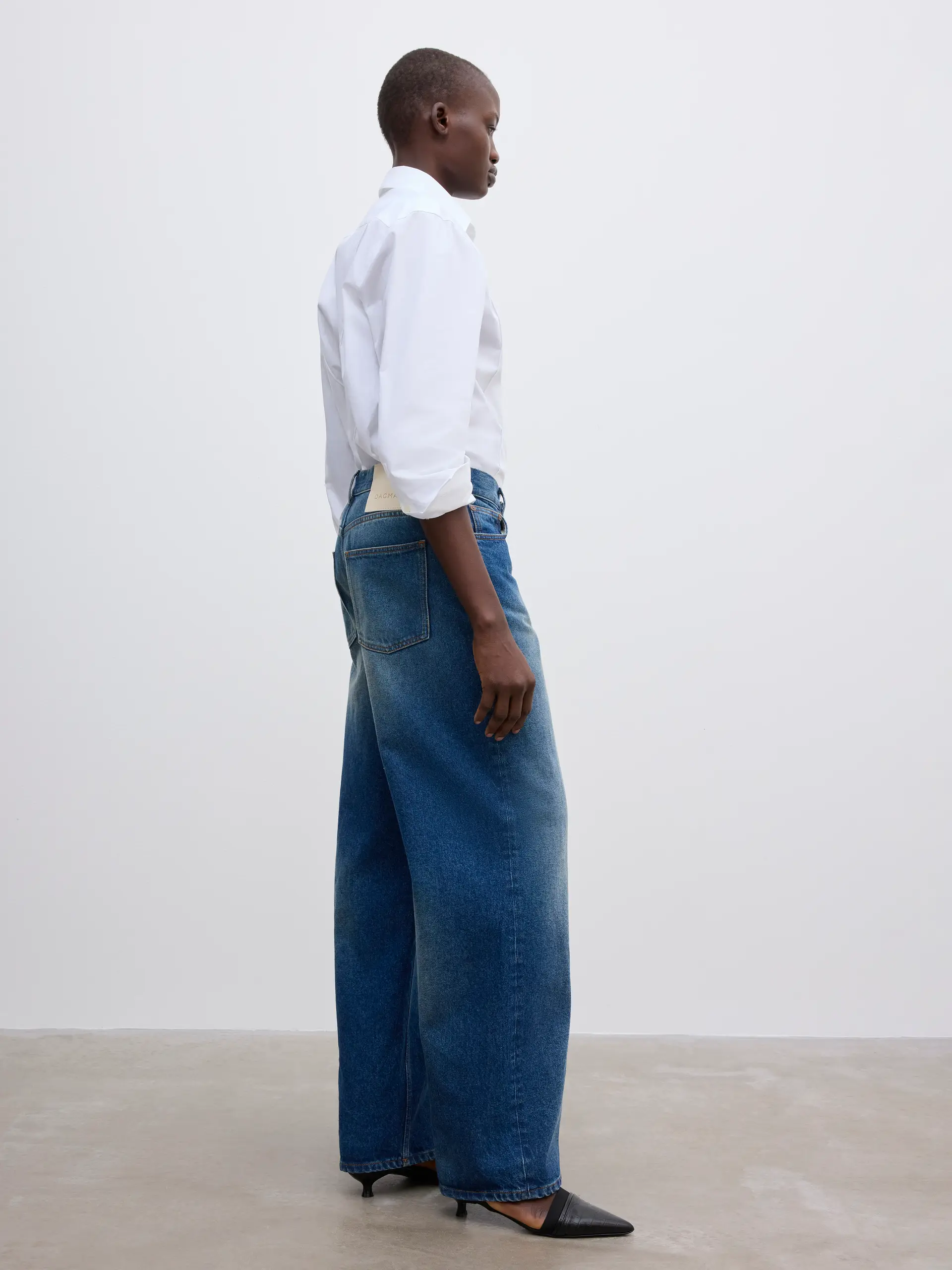 DAGMAR Baggy Fit Jeans in Vintage Blue DAGMAR Baggy Fit Jeans in Vintage Blue