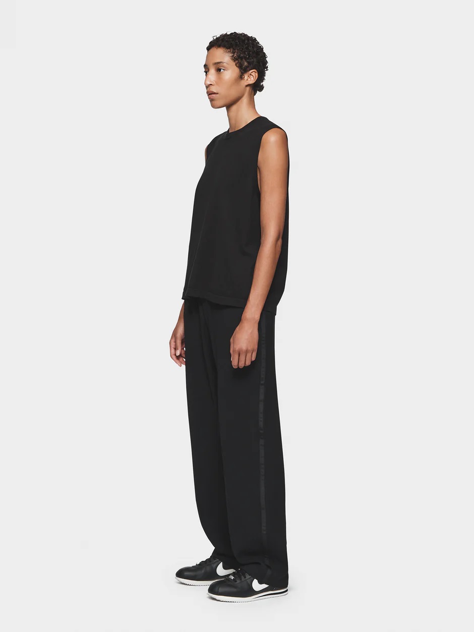 6397 Baggy Tuxedo Pant in Black XXS