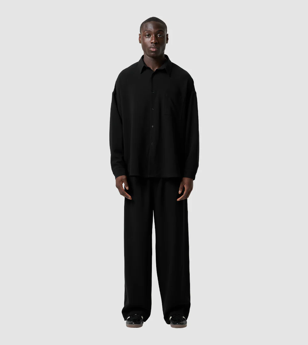 PERPLEX Kuro Loose Fit Shirt in Black