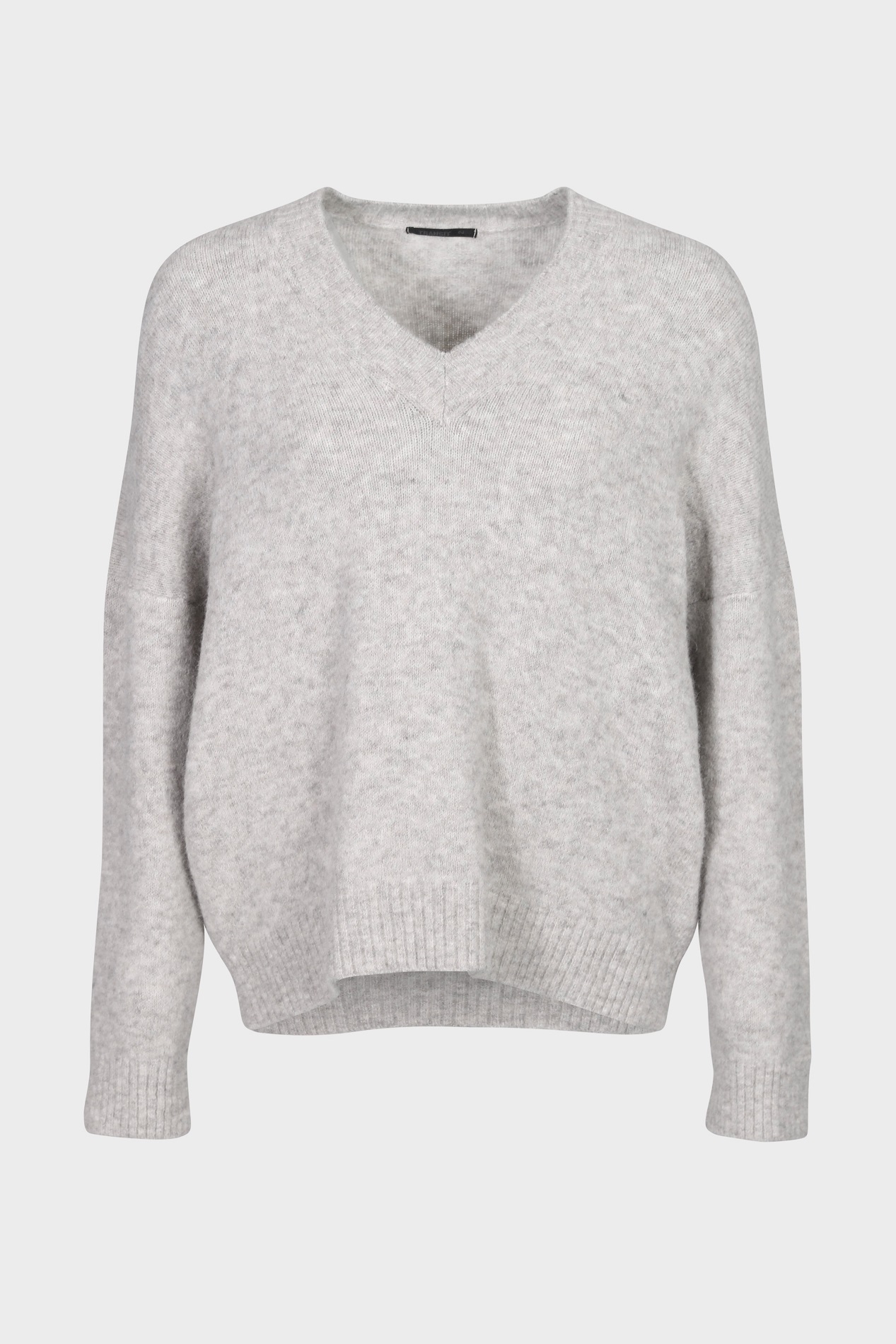 TRANSIT PAR SUCH Pullover in Light Grey Melange TRANSIT PAR SUCH Pullover in Light Grey Melange