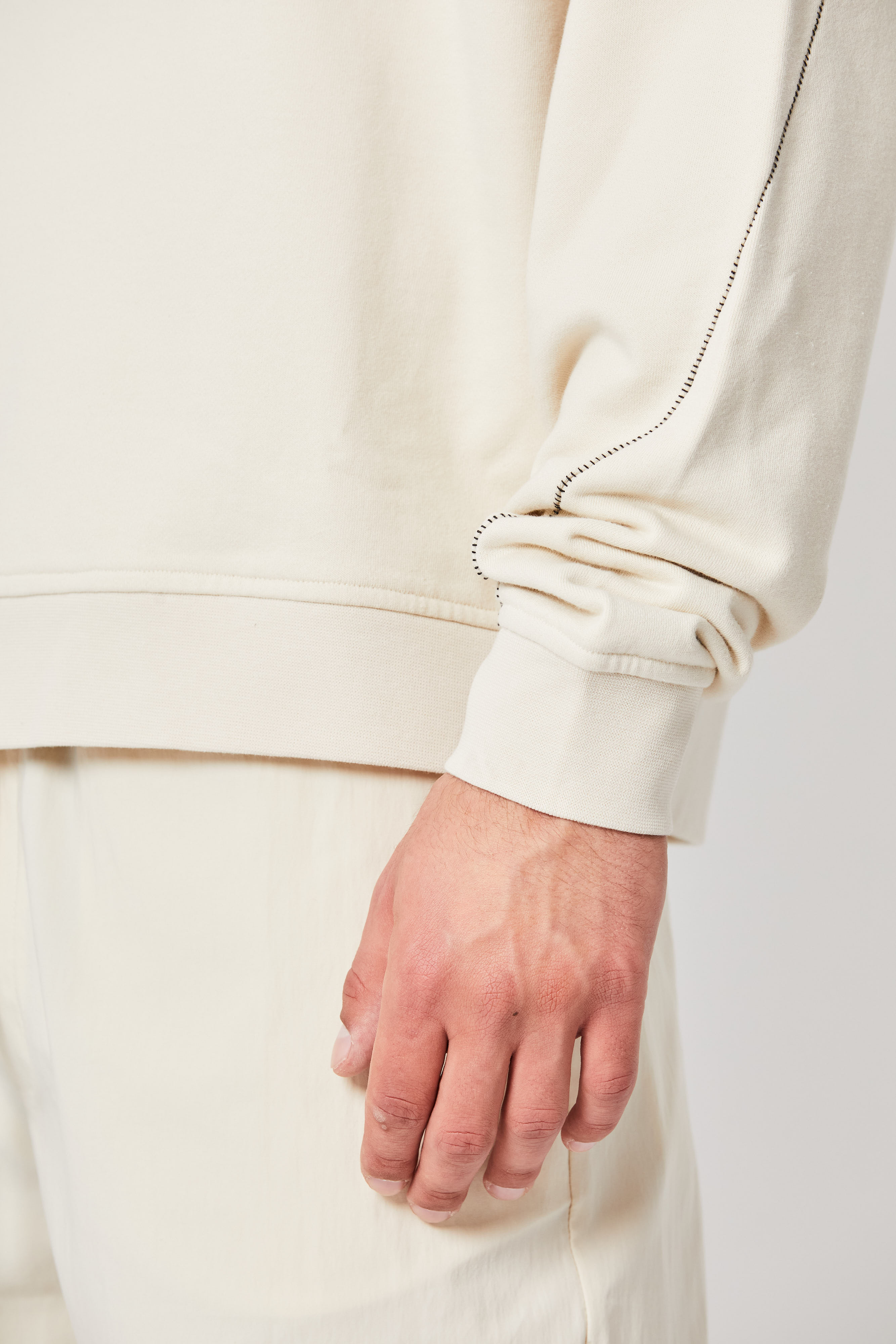Thom Krom Oversize Sweatshirt in Ivory