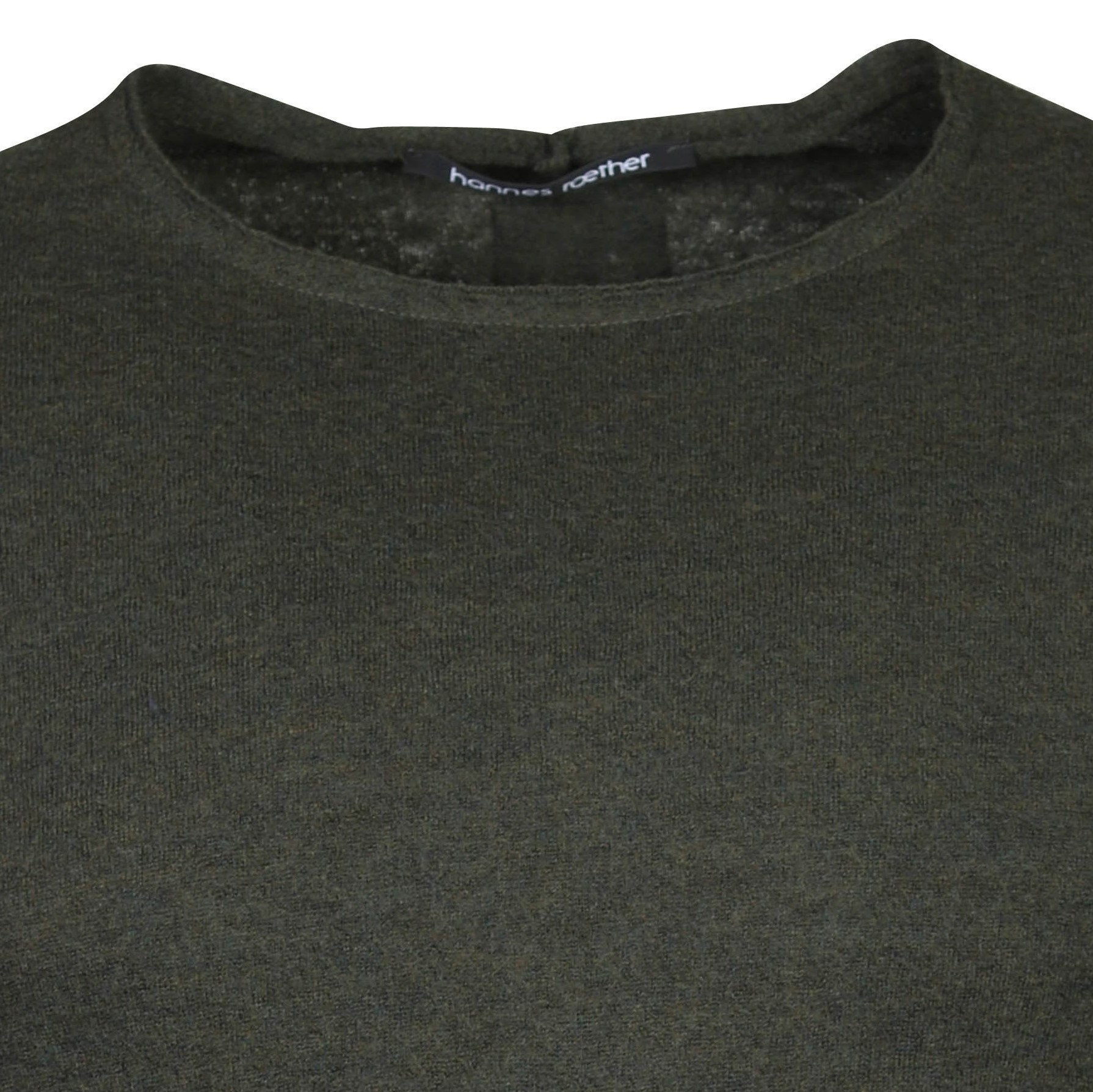 Hannes Roether Knit Pullover in Olive