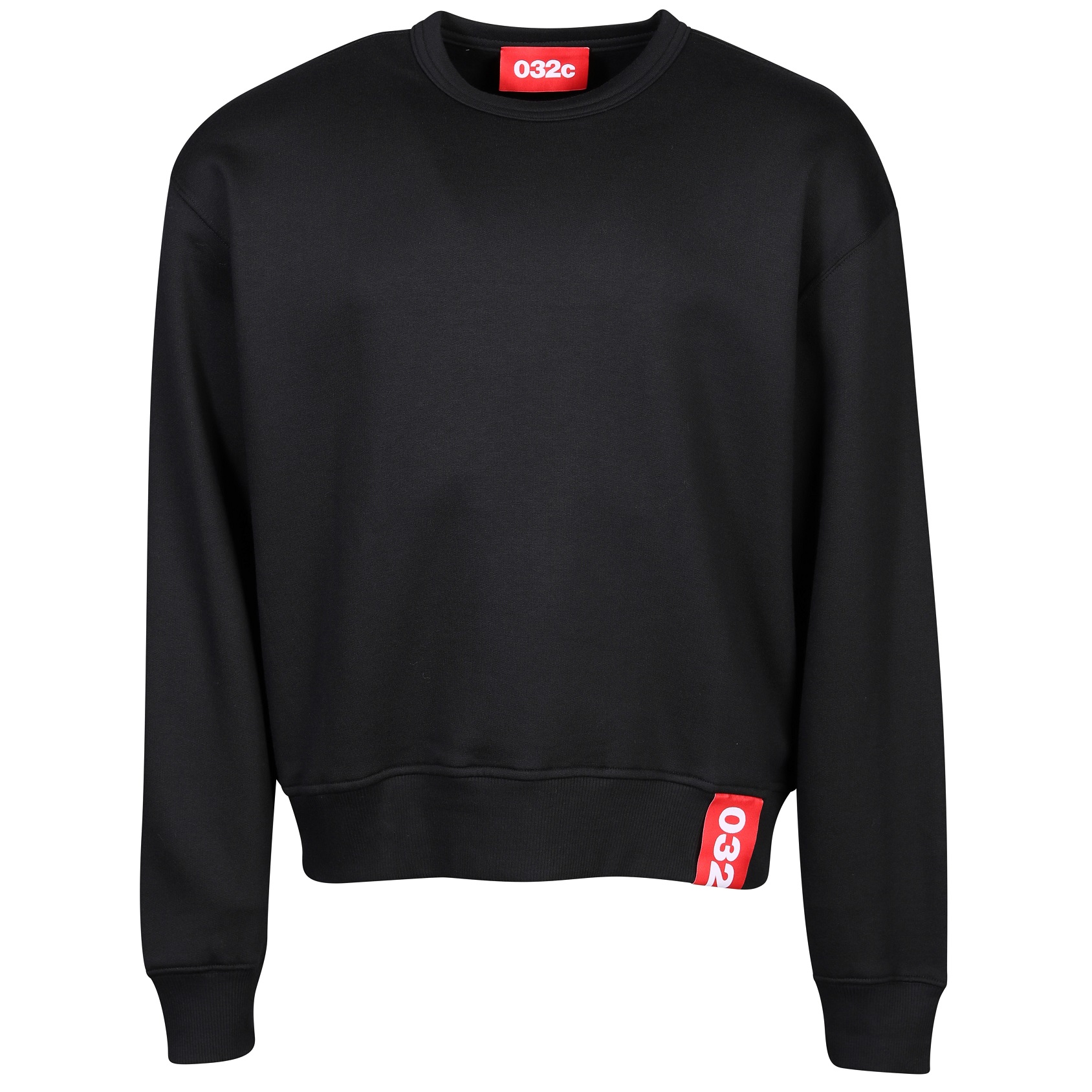 032c Classic Crewneck Sweater in Black