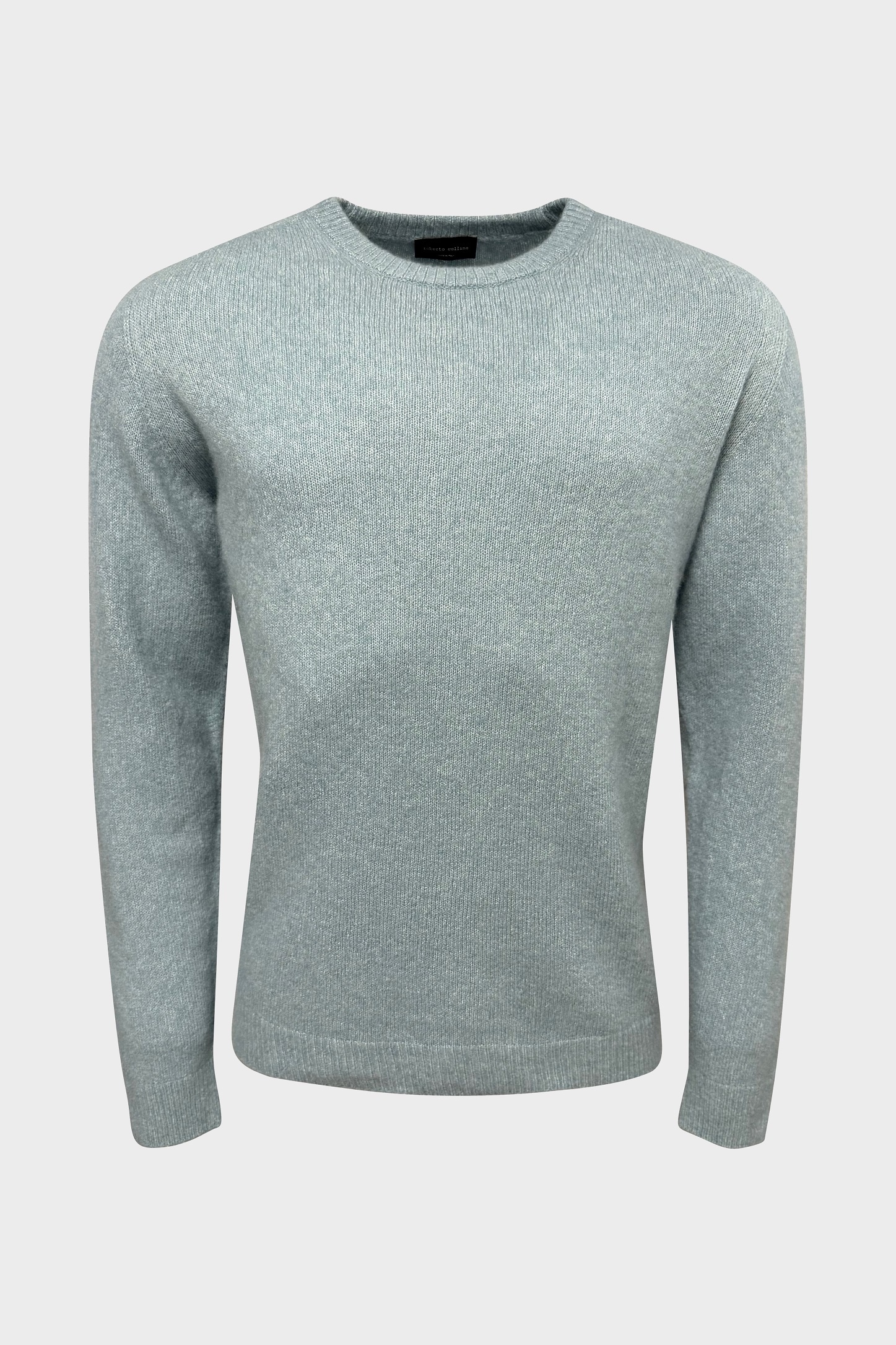 ROBERTO COLLINA Cashmere/Silk Sweater in Light Blue