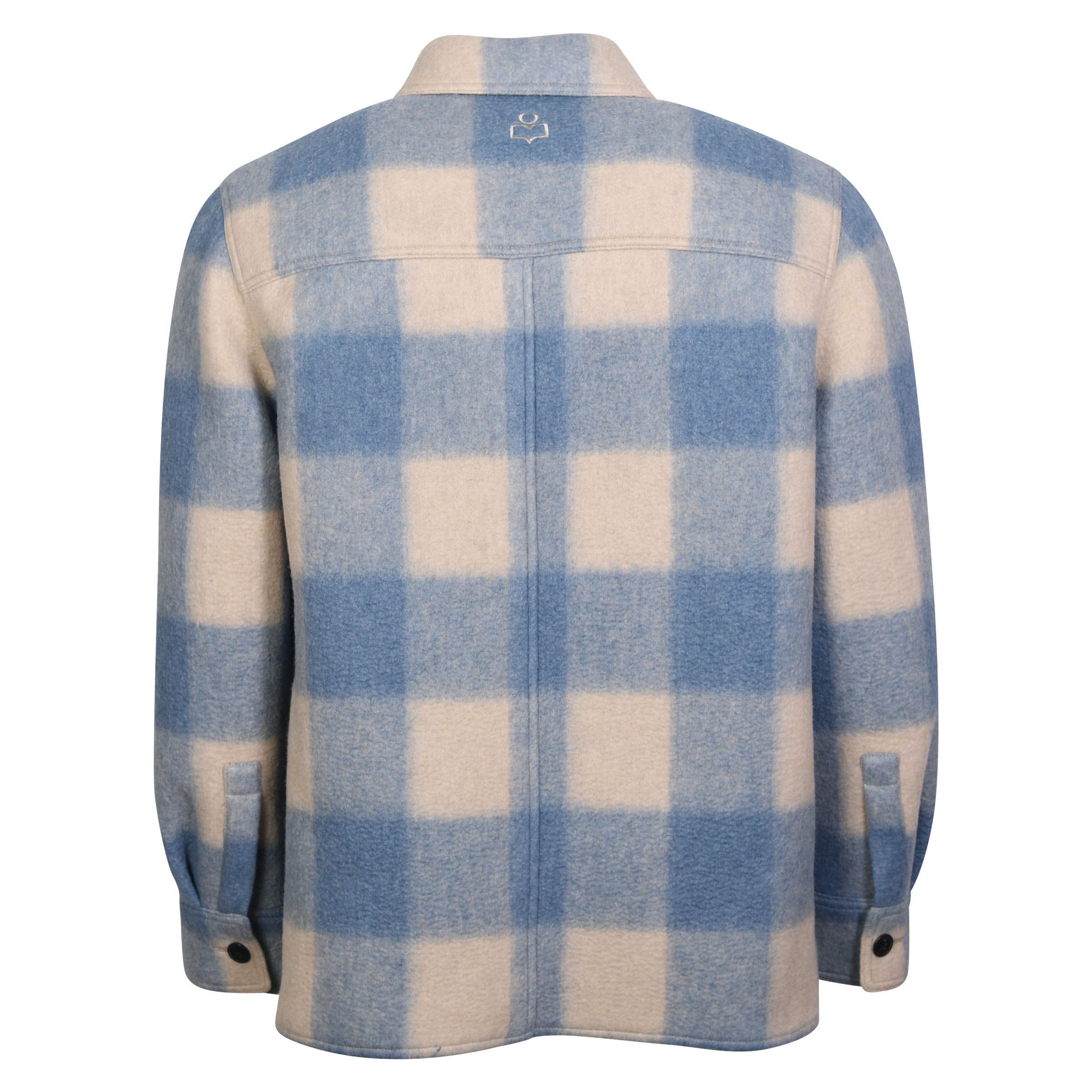 Isabel Marant Check Overshirt Kervon Blue