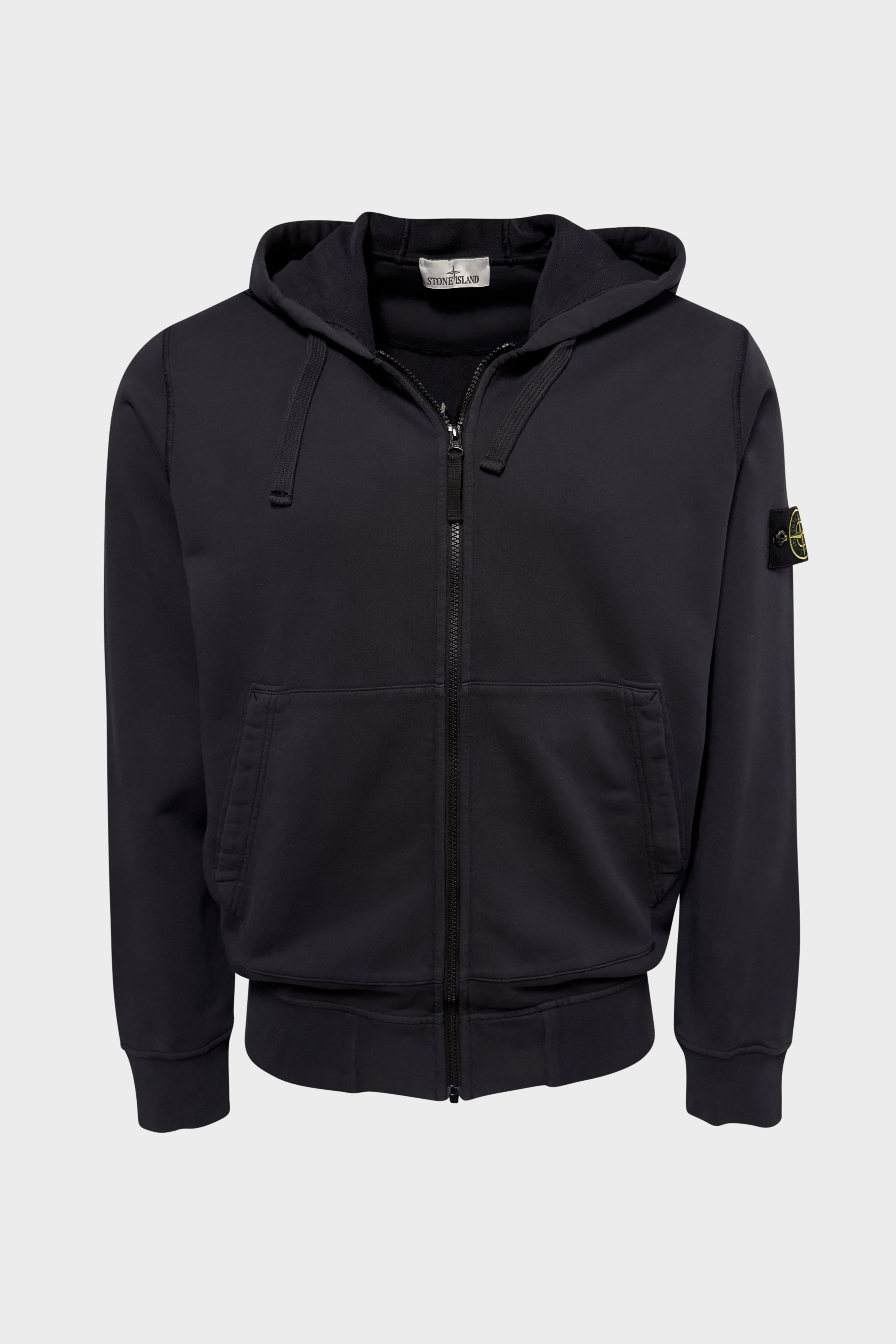 STONE ISLAND Zip Hoodie in Midnight