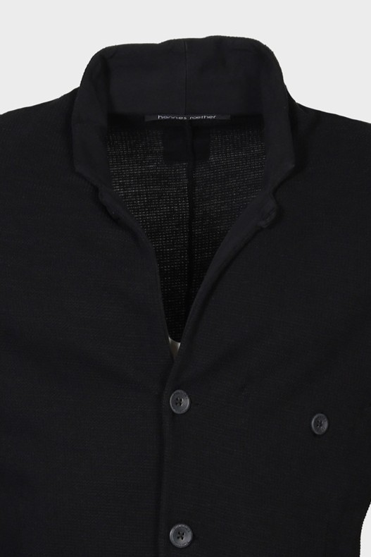 HANNES ROETHER Jersey Jacket in Black