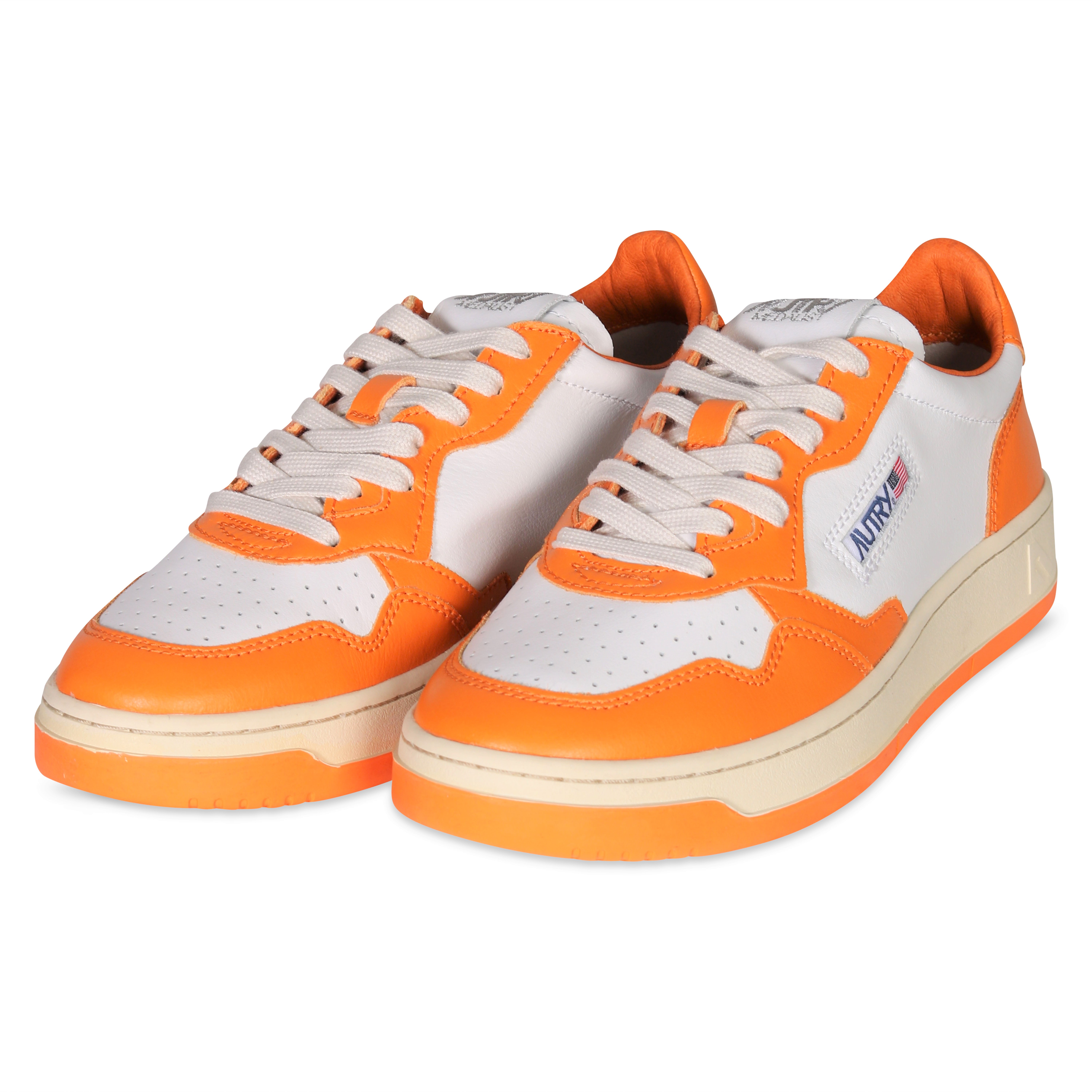Autry Action Shoes Sneaker White/Orange 39